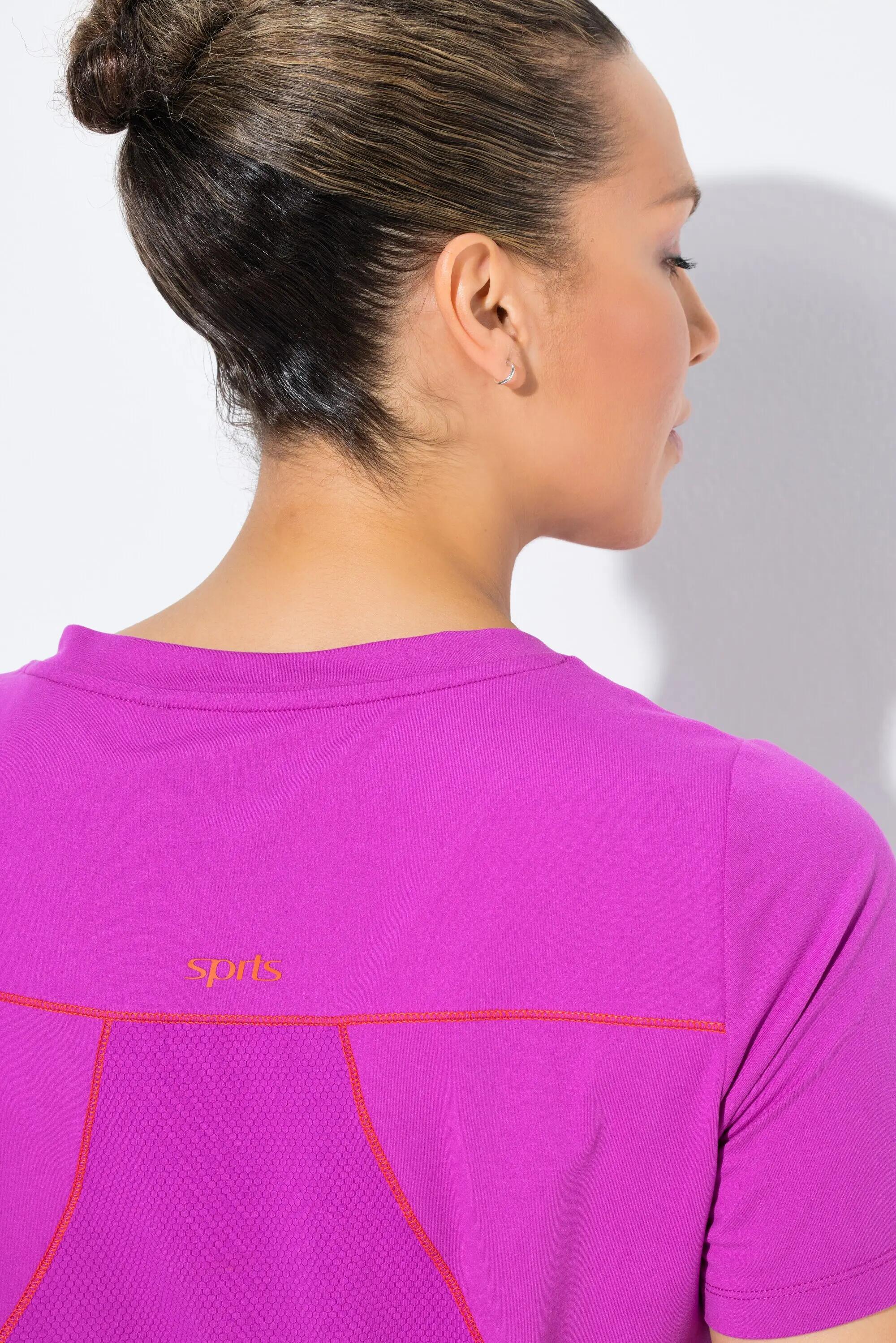 Damen Funktions-Shirt Slim V-Ausschnitt Halbarm recycelt 8/11