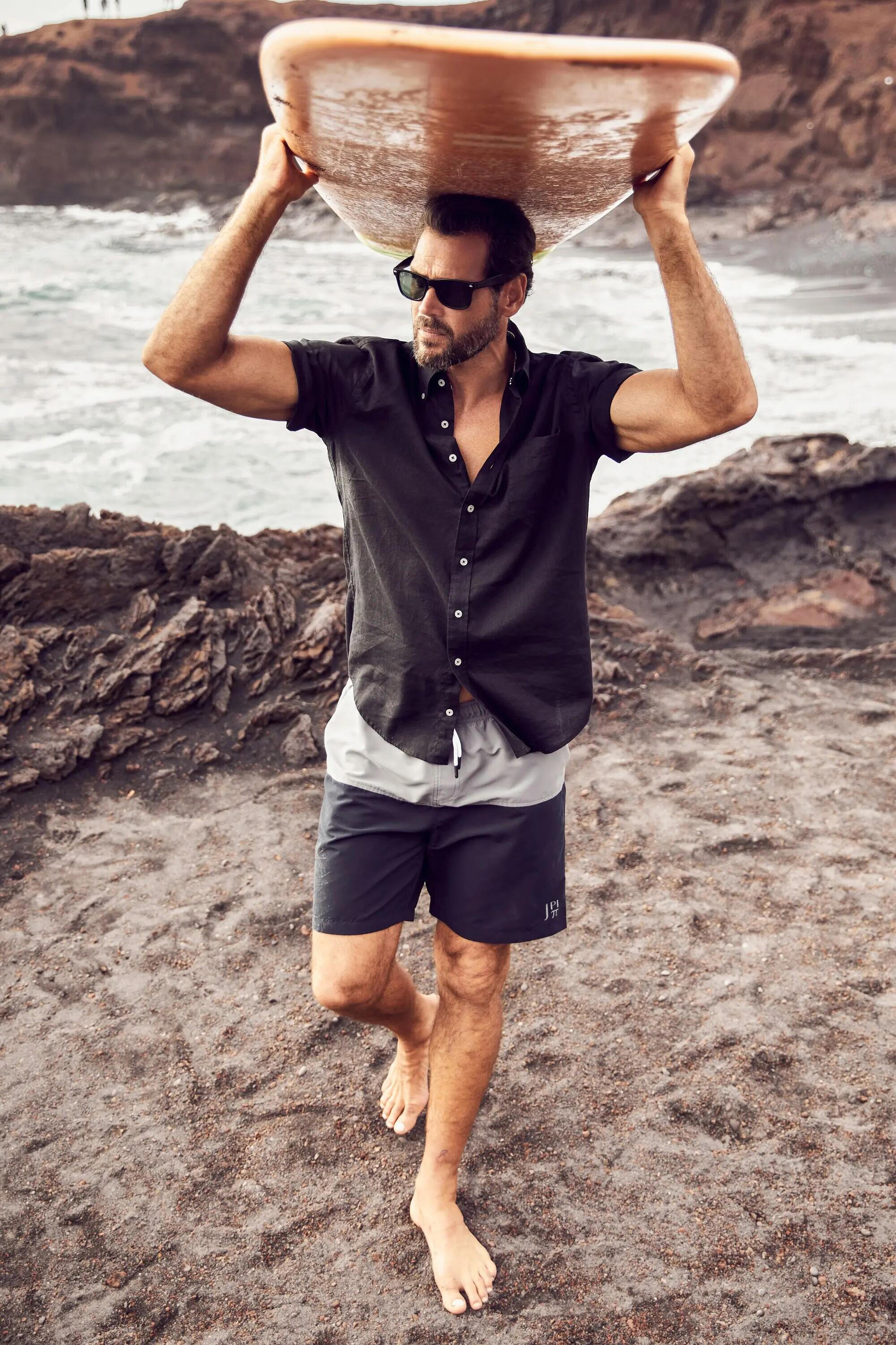 Herren Badeshorts Beachwear Elastikbund 9/9