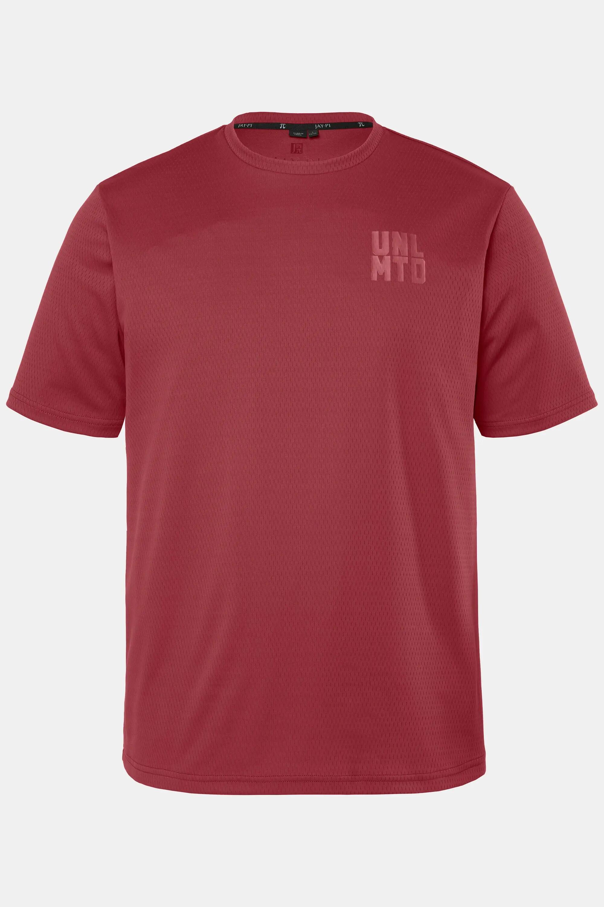 Heren T-shirt fitness korte mouw mesh structuur borstprint tot 7XL 8/9
