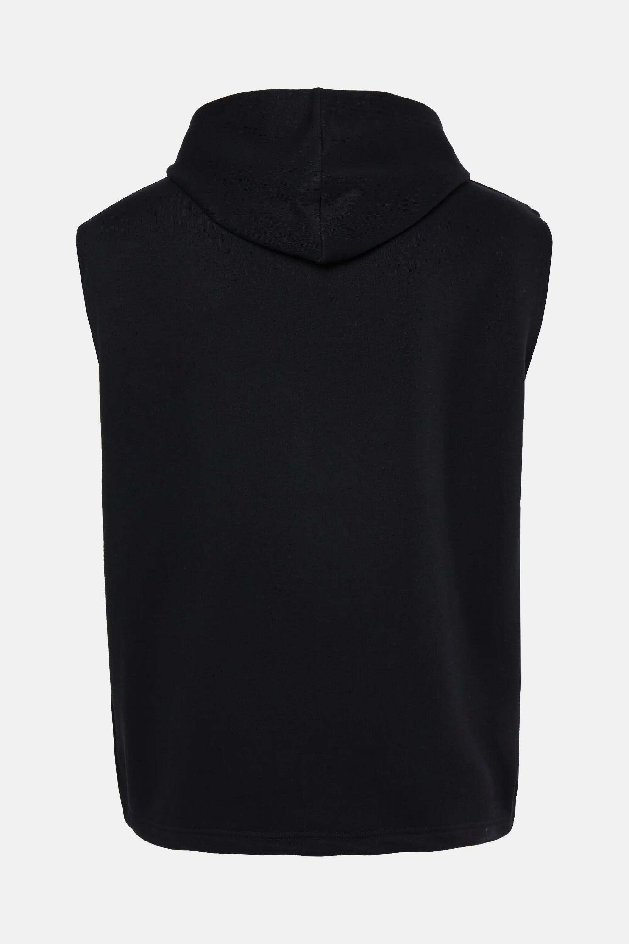 Hommes Sweat-shirt t à capuche sans manches ventre confort 8/9