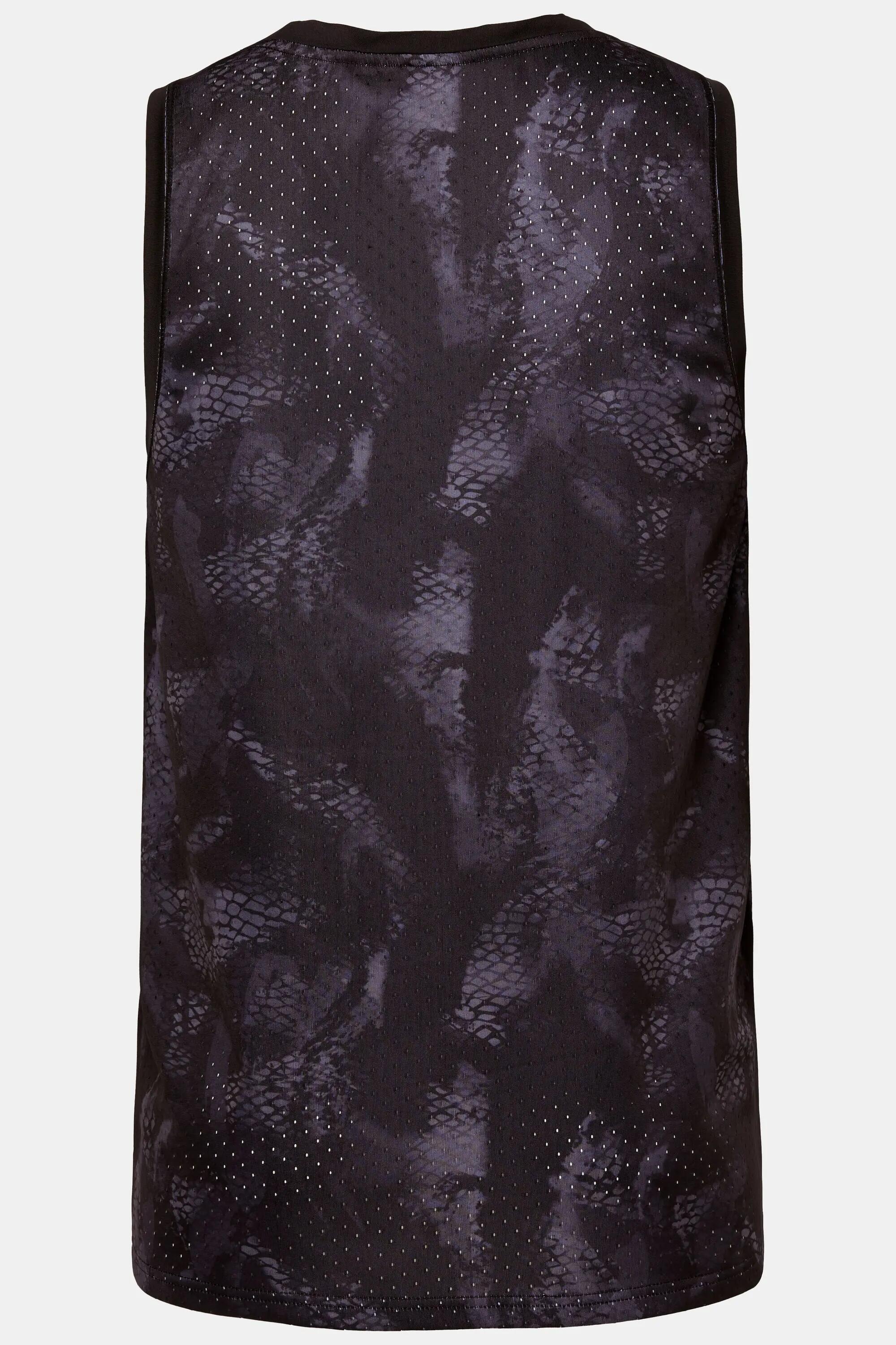 Heren Mesh-tanktop fitness all-over print QuickDry 8/9
