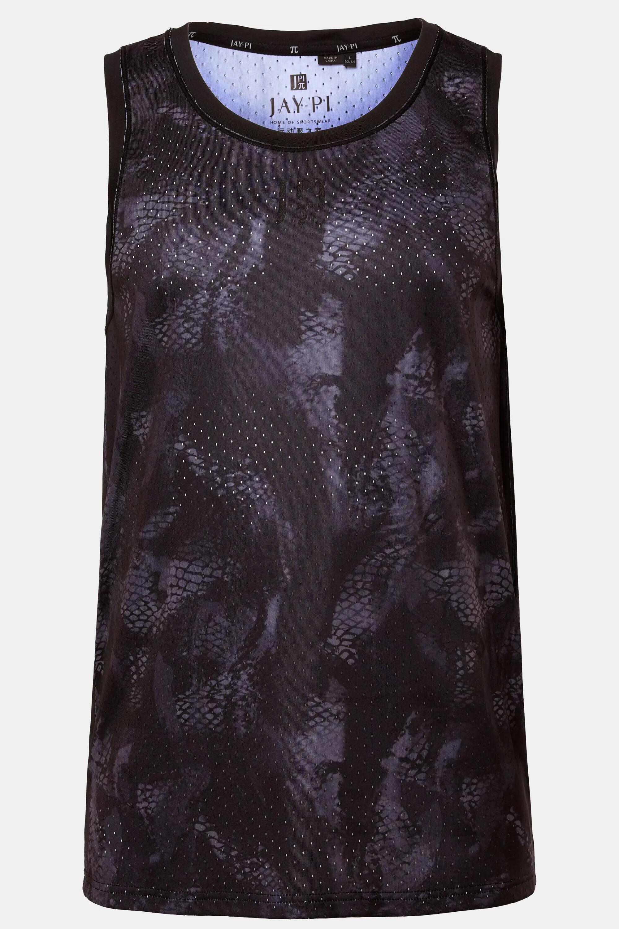 Heren Mesh-tanktop fitness all-over print QuickDry 7/9