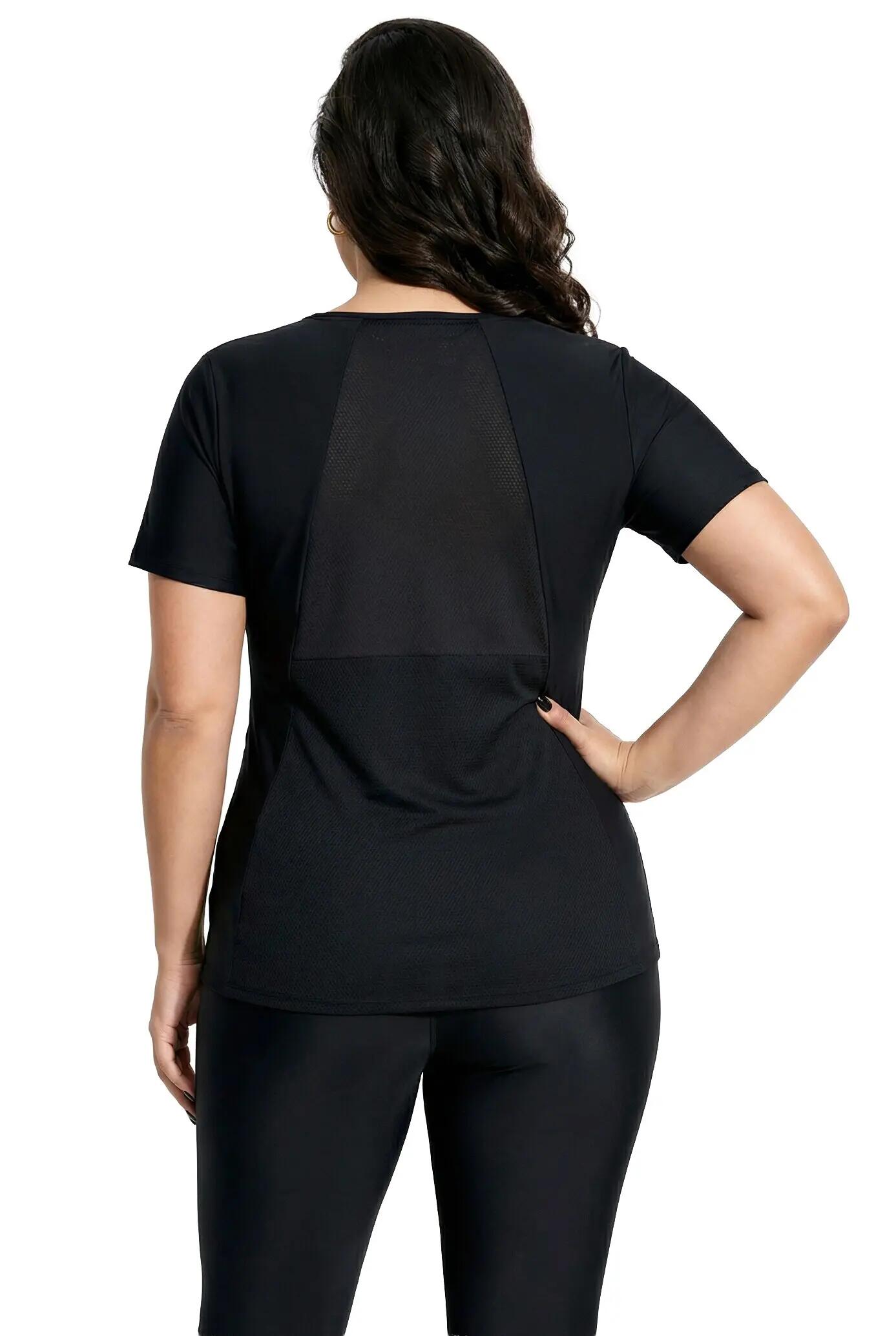 Femme T-shirt technique ondulations et manches courtes 13/13