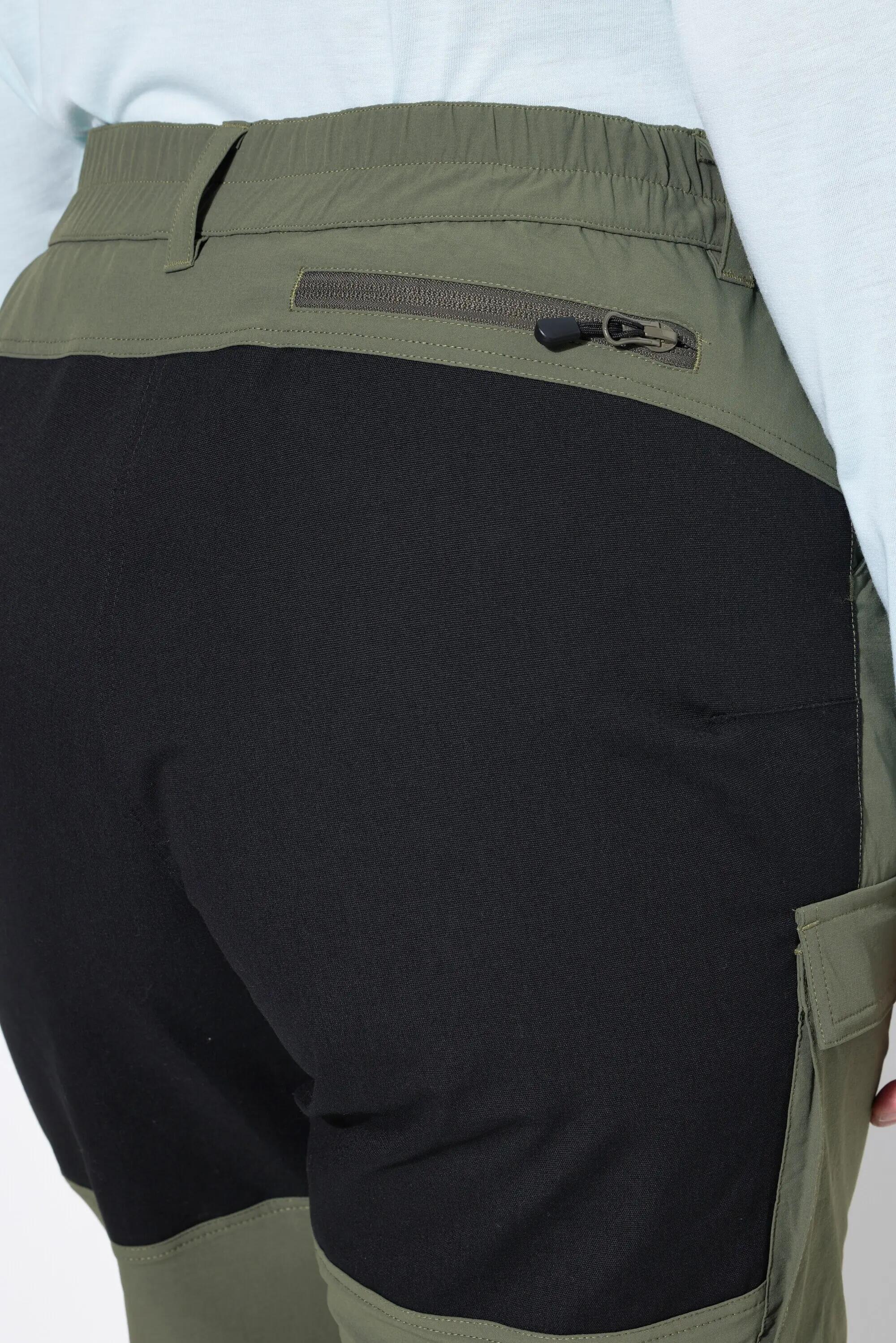 Dames HYPRAR hybride trekkingbroek reflector klittenband 9/13