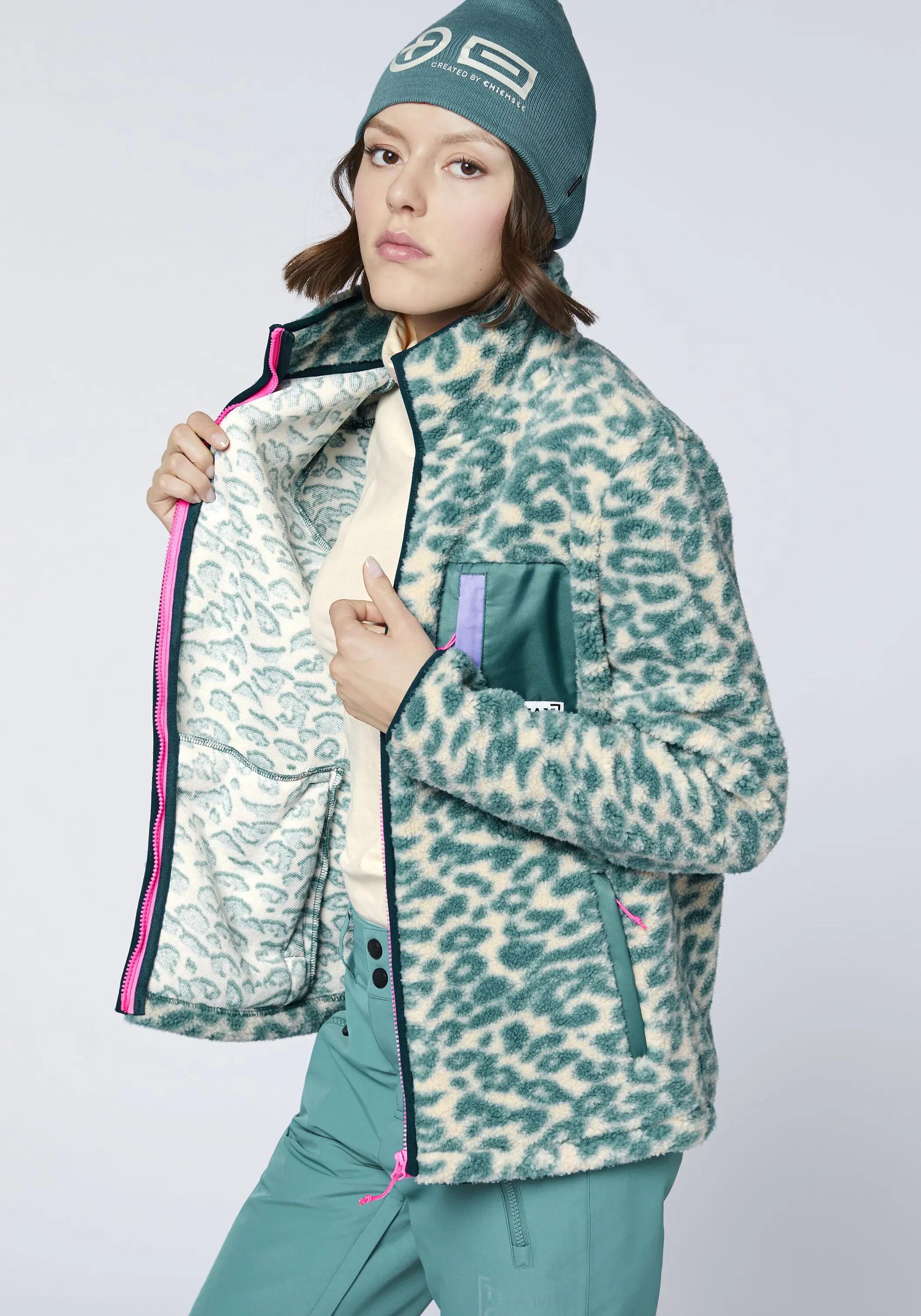 Jacke aus weichem Sherpa 6/7