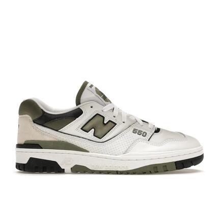 New Balance 550 White Dark Olivine