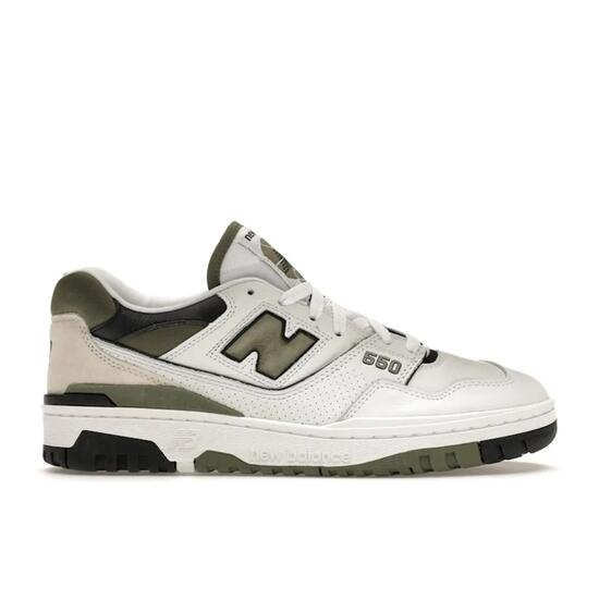 New Balance 550 White Dark Olivine