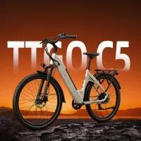 Volwassen elektrische fiets C5: 27,5" × 2,4", 48V 13,5Ah, 250W. 5/8