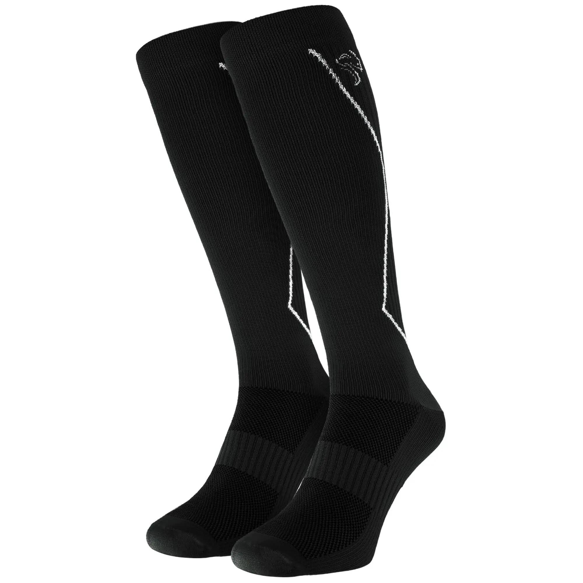 Damen Herren Laufsocken Kompressionssocken Kniestrümpfe gepolstert 1 Paar 2/7