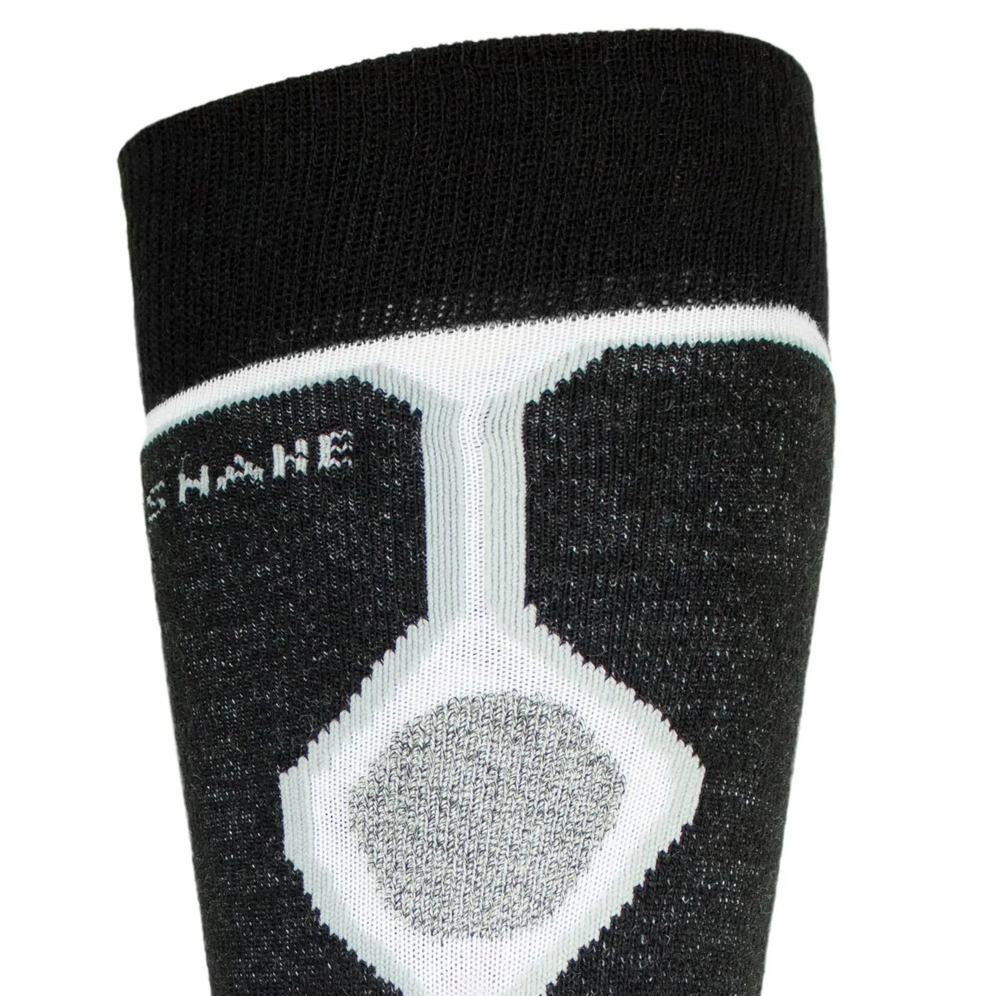 Damen Herren Skisocken Wintersocken Kniestrümpfe warm gepolstert Wollmix 1 Paar 4/9
