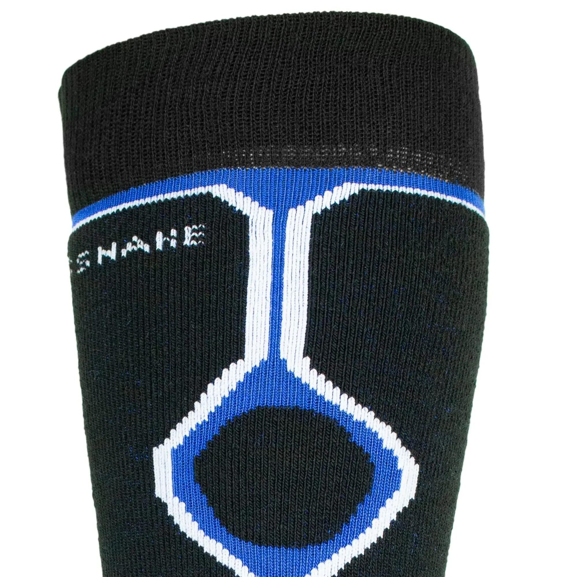 Damen Herren Skisocken Wintersocken Kniestrümpfe warm gepolstert Wollmix 1 Paar 4/9