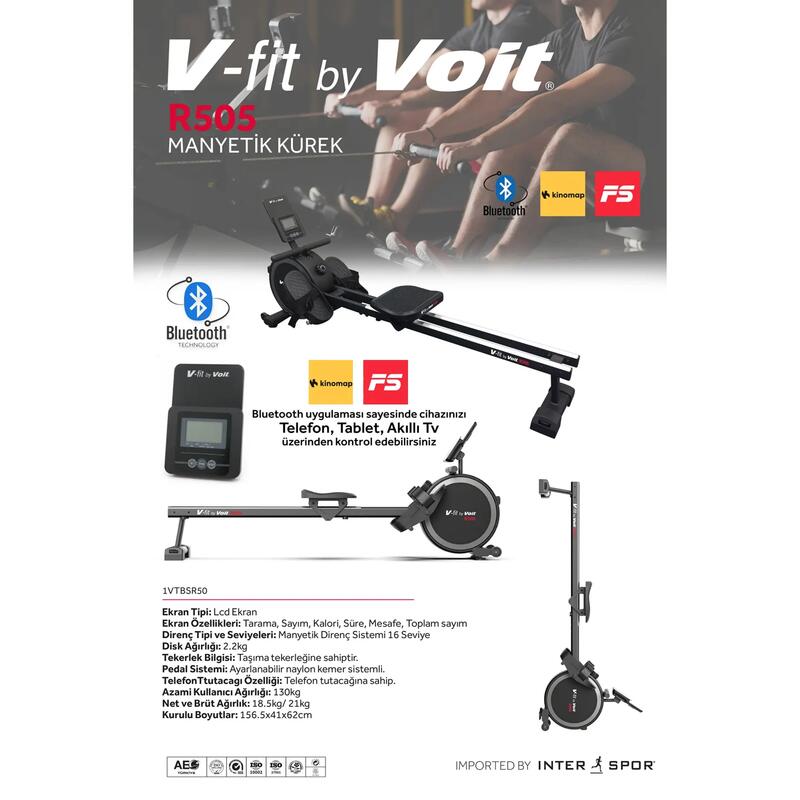 Vfit By R505 Manyetik Kondisyon Küreği