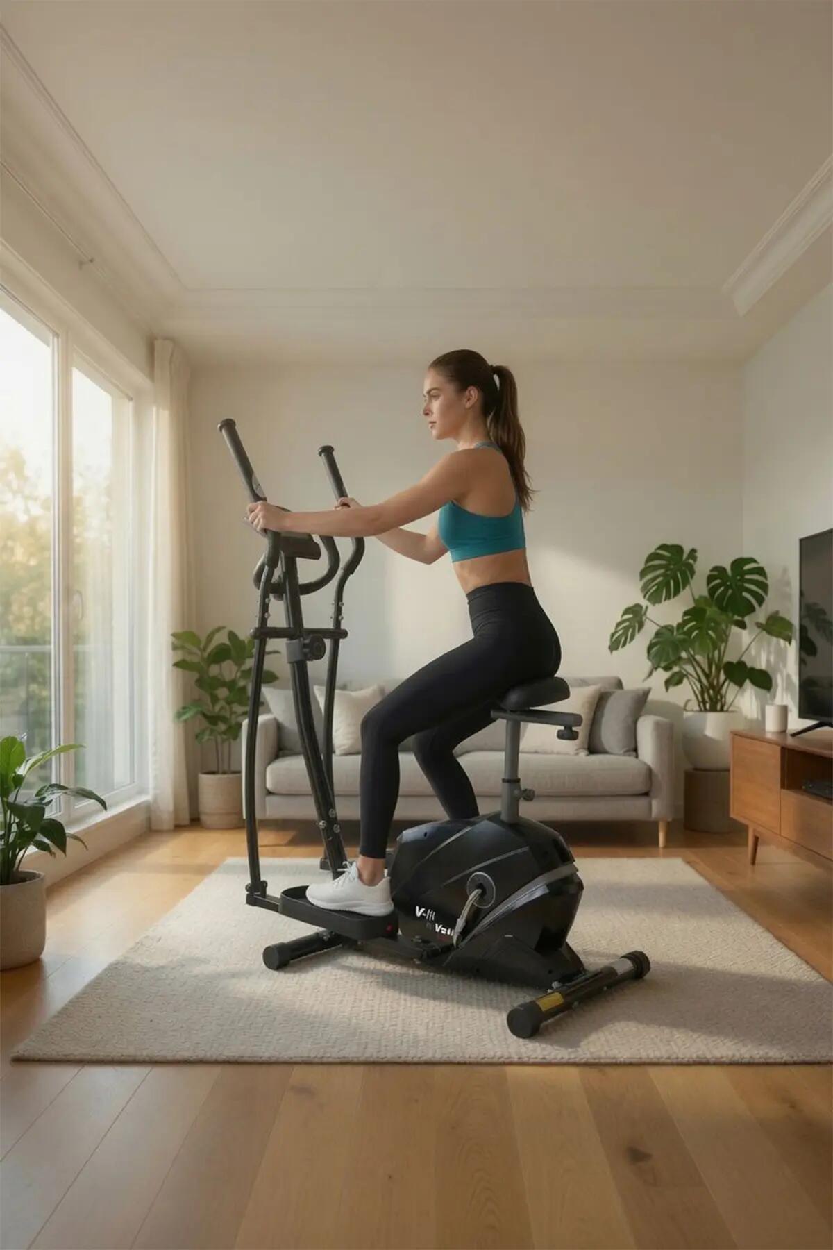 V-Fit By Runmate Seleli Manyetik Eliptik Bisiklet 2/2