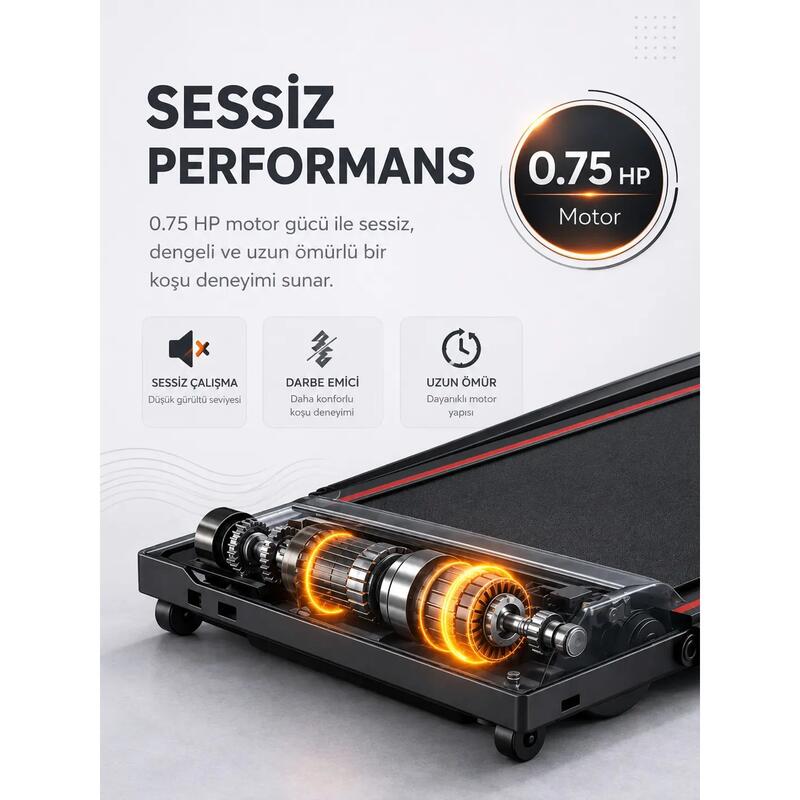 Premium Compact Katlanabilir Koşu Bandı