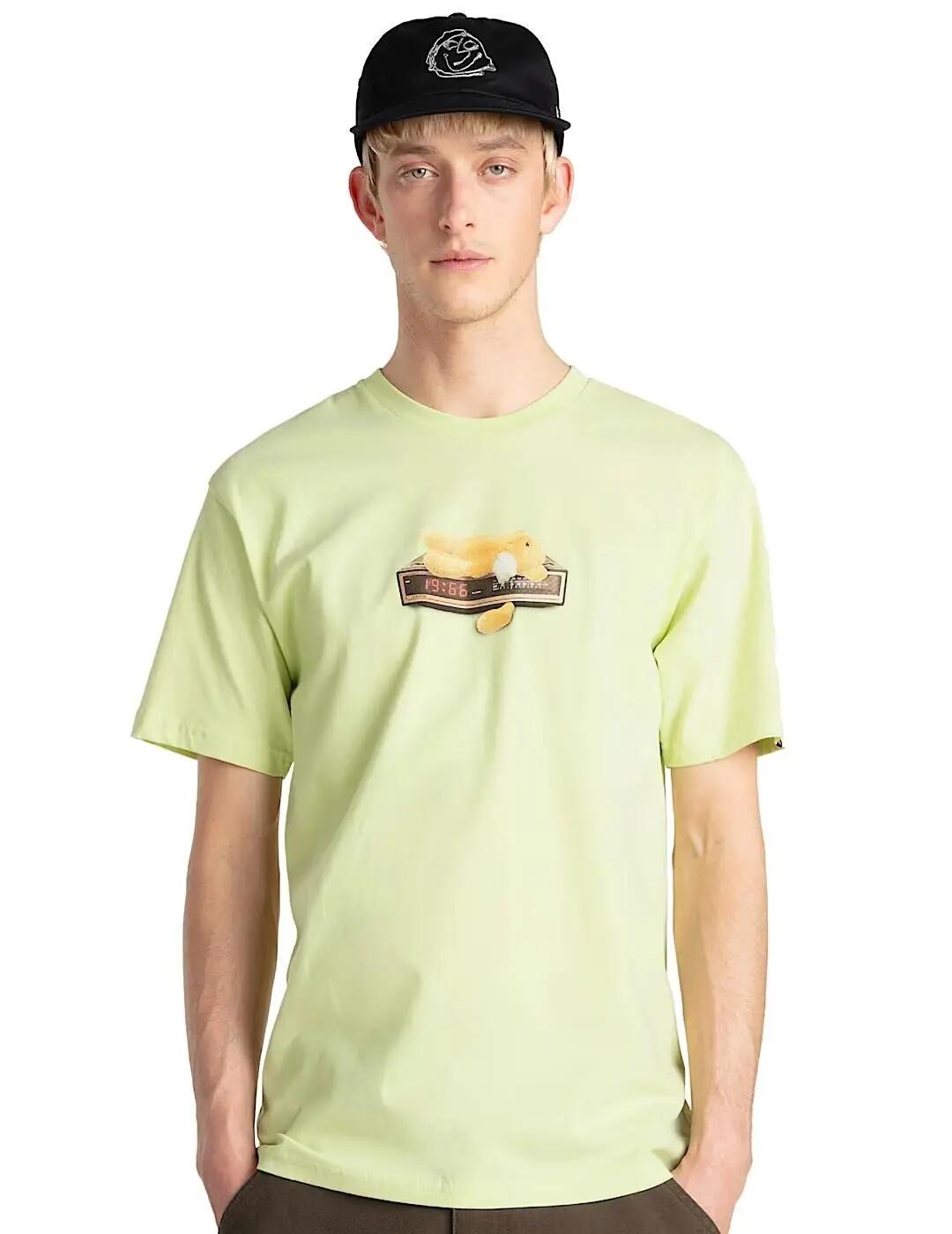 T-shirt Vans Model Times Up Ss Kleur Groen 3/6