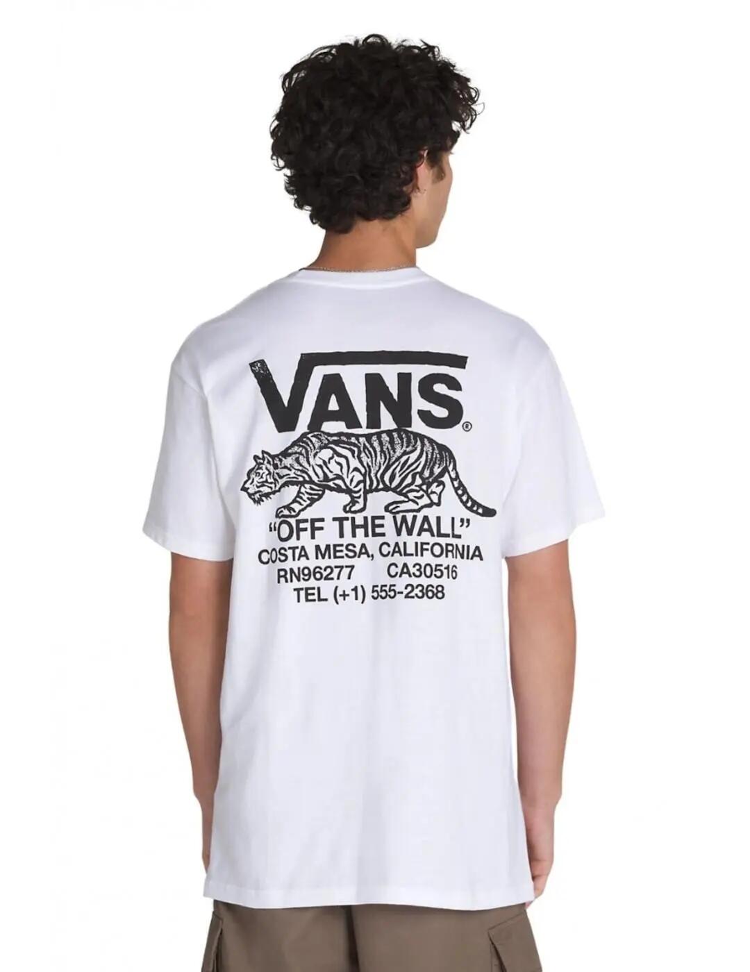 Camiseta para Homem Vans Sneaky Branco. 2/5