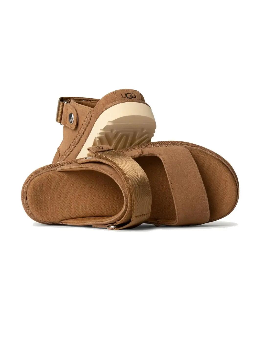 Chaussures pour femmes Ugg Goldenstar glide Marron 3/5