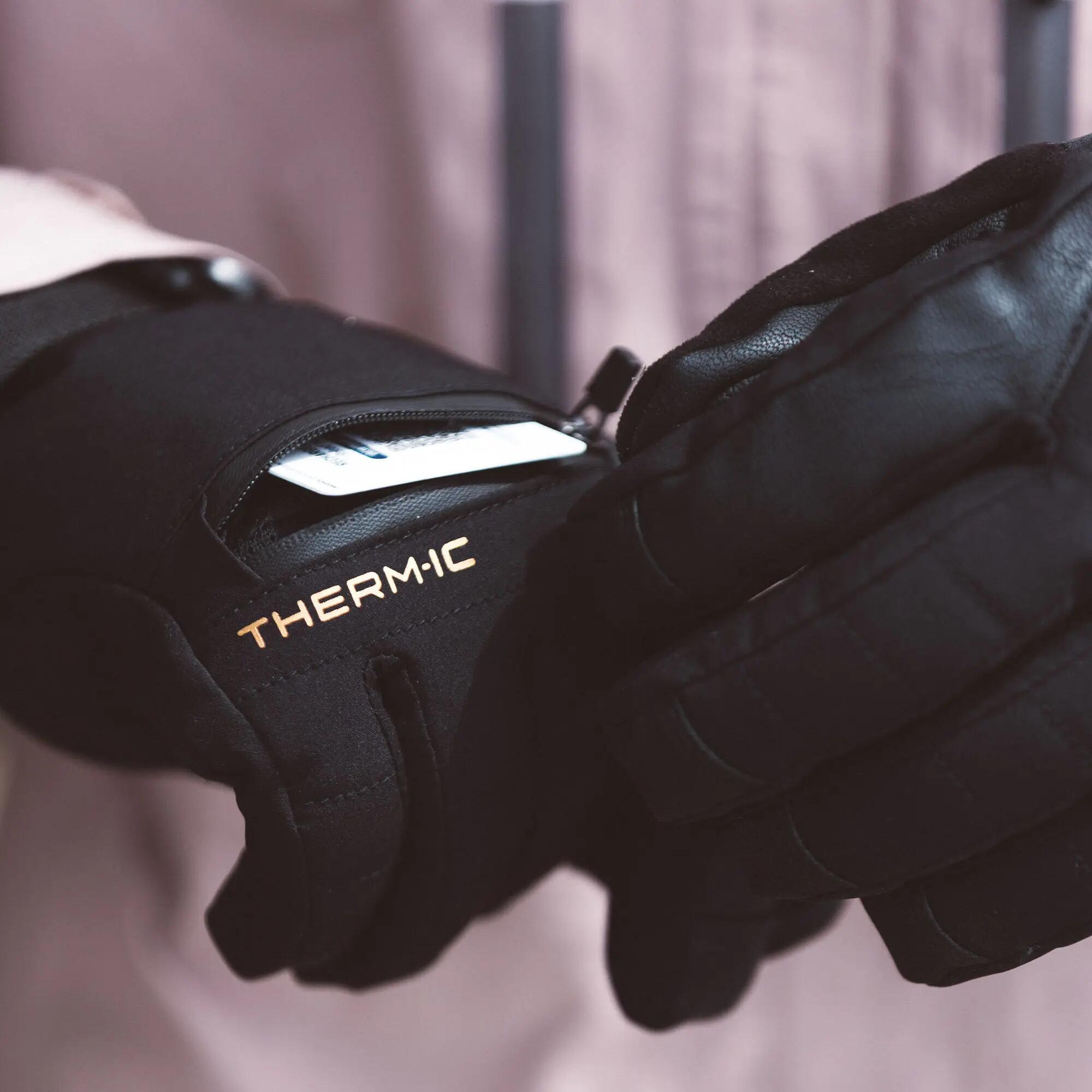 Guantes con un bolsillo impermeable con cremallera para el calentador - Snow One 3/4