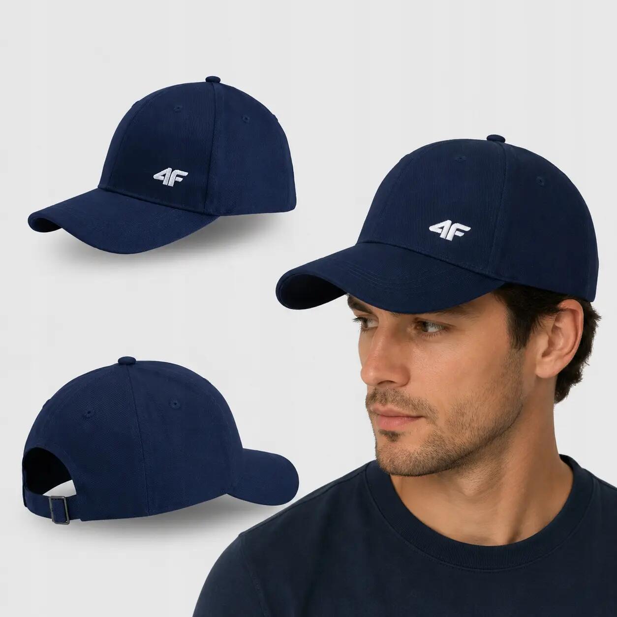 CZAPKA Z DASZKIEM 4F UNISEX MĘSKA DAMSKA BEJSBOLÓWKA XS/S U552 SS26 1/5