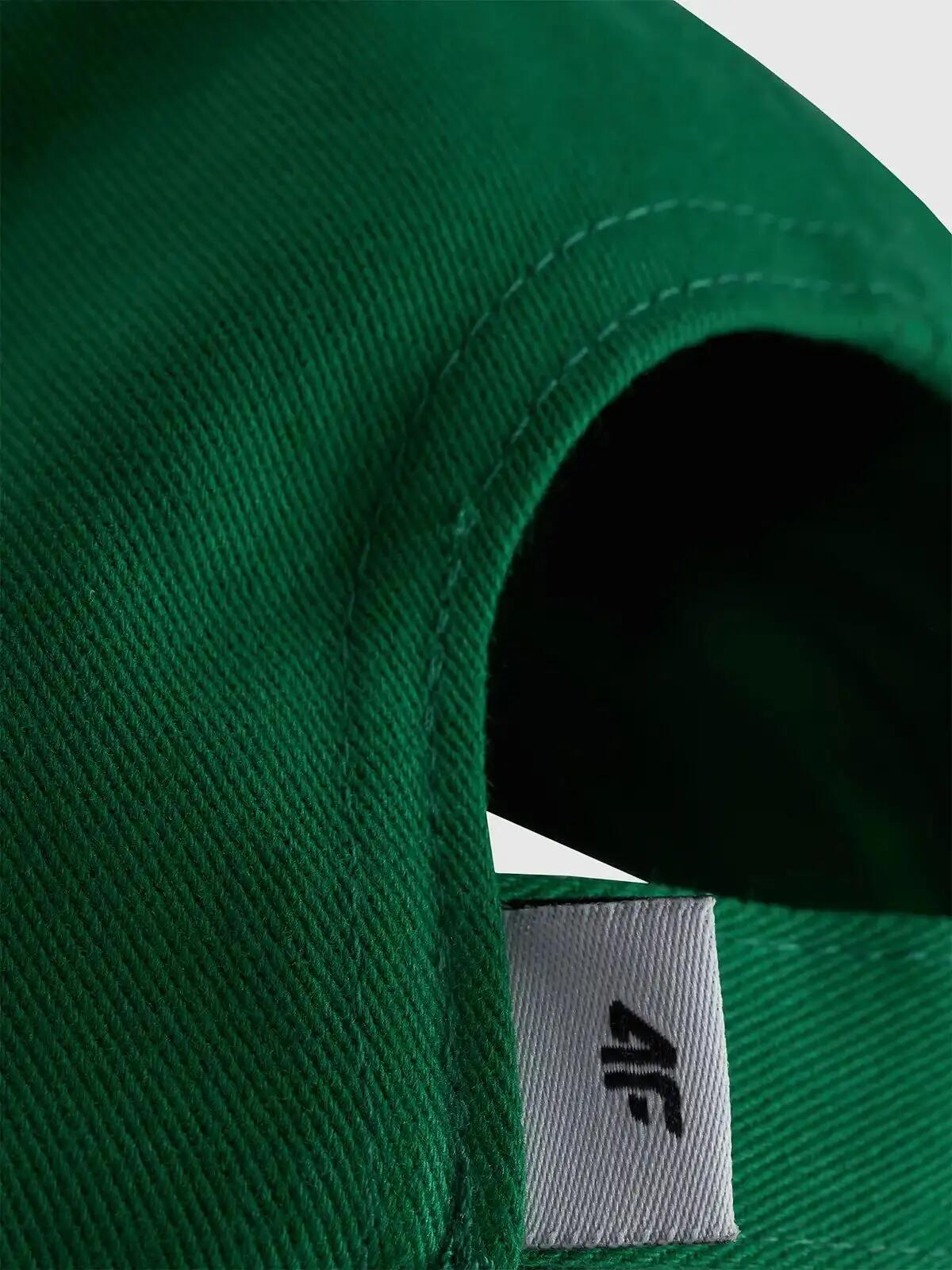 CZAPKA Z DASZKIEM 4F UNISEX MĘSKA DAMSKA BEJSBOLÓWKA S/M ZIELONA U551 SS26 4/5