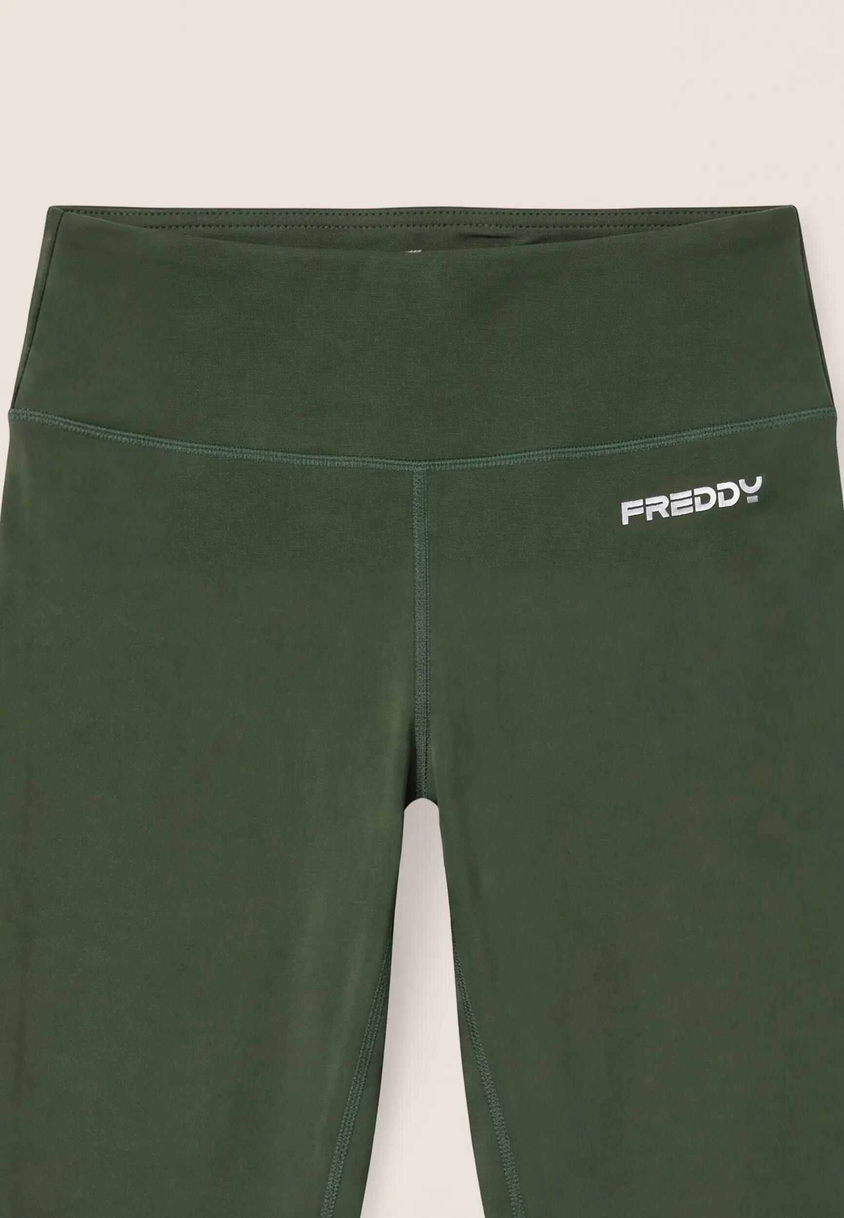 Legging 7/8 à taille haute en tissu effet peau de pêche 3/3