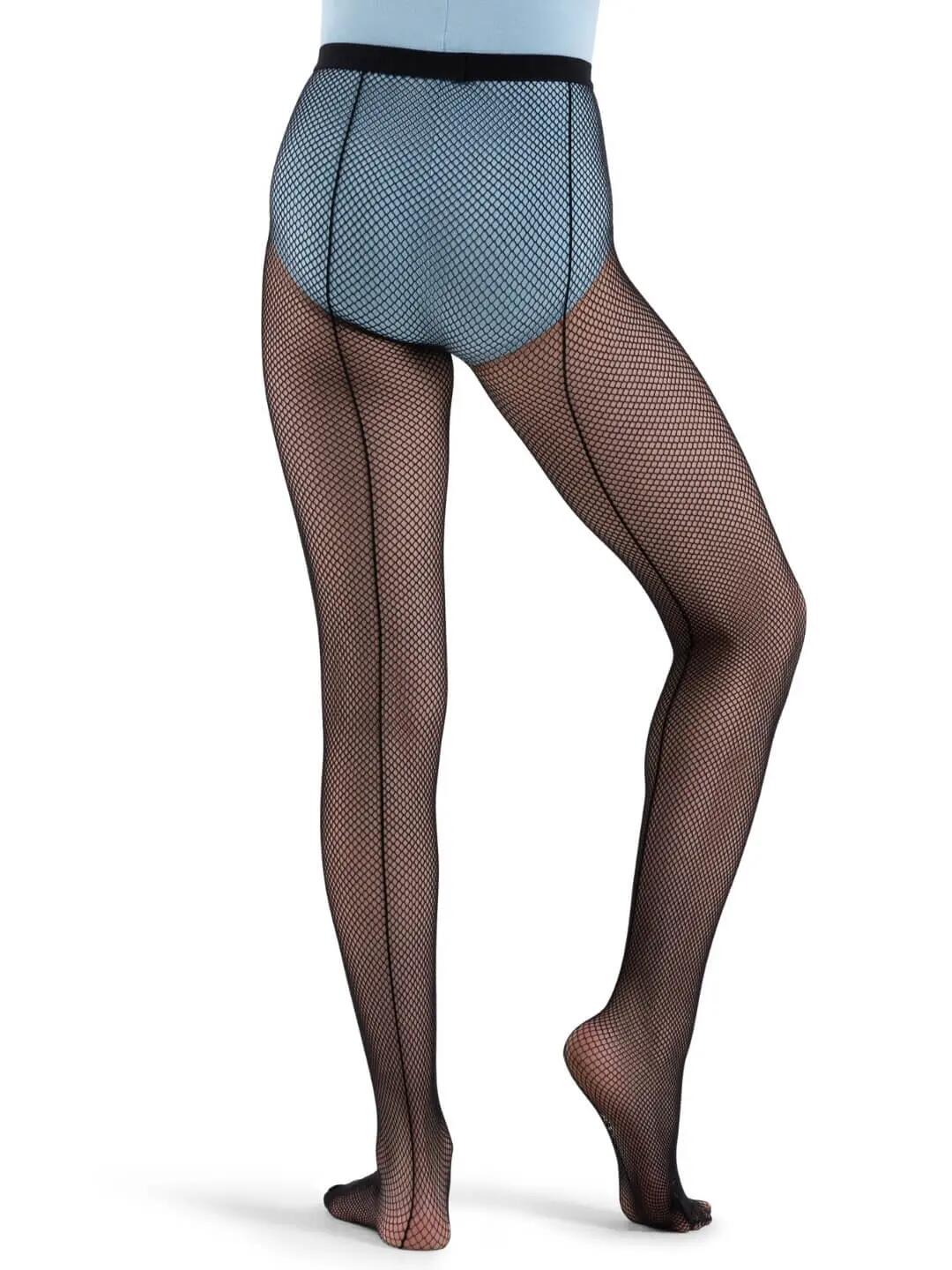 Classic Fishnet Tight with Seam - Child Black / Child One Size | Decathlon