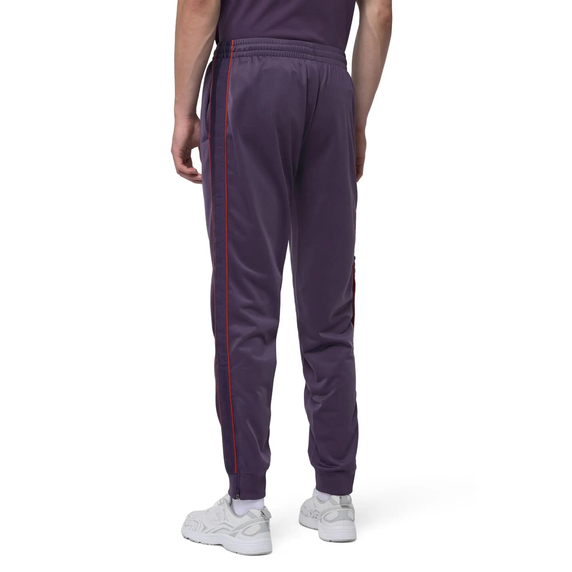 Pantaloni tuta da uomo in poliestere viola da streetwear sportivo 6/6