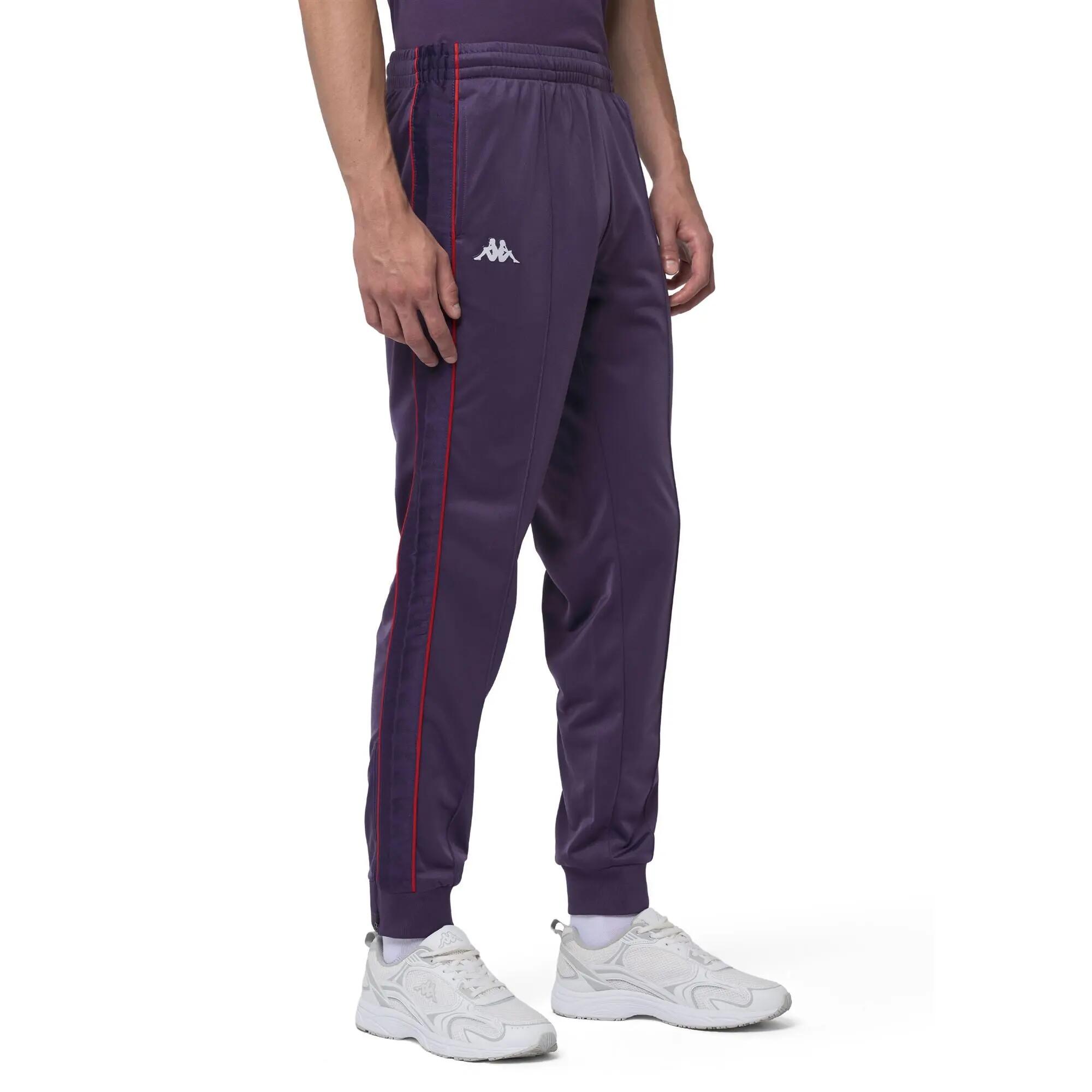 Pantaloni tuta da uomo in poliestere viola da streetwear sportivo 5/6