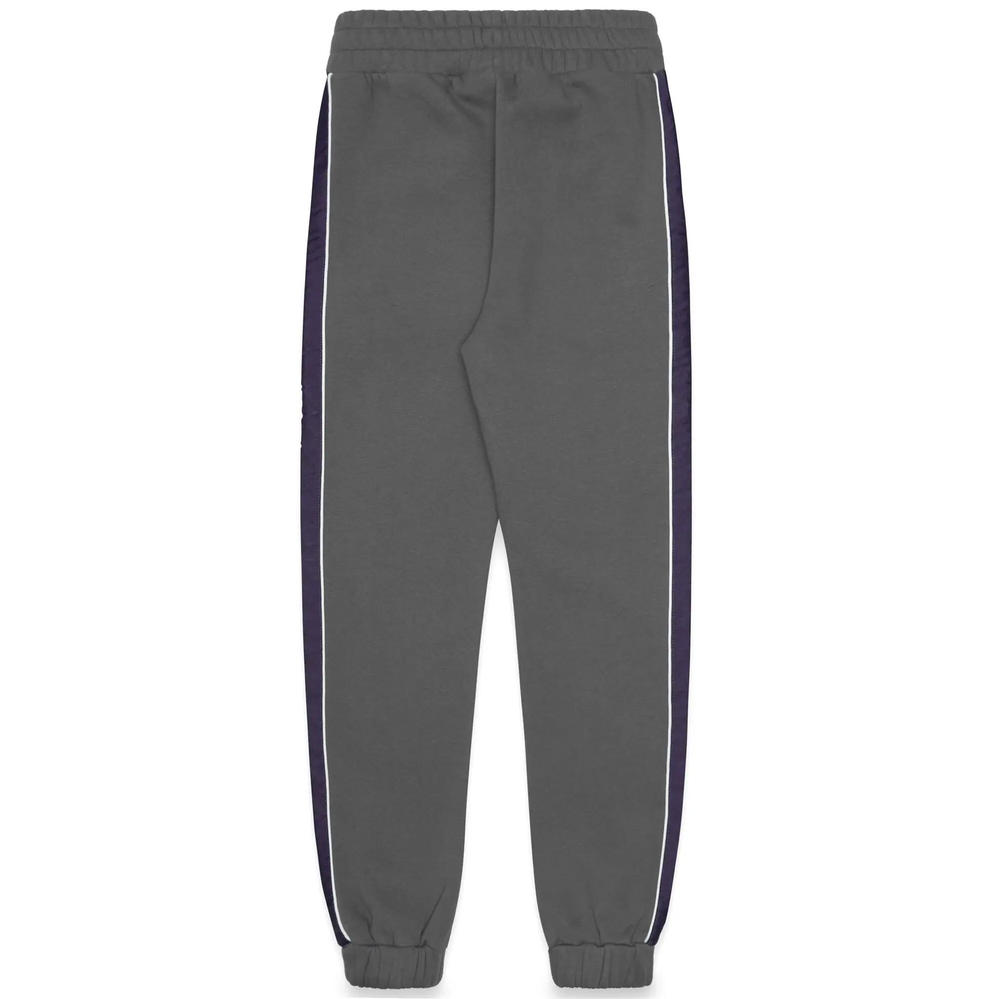 Pantaloni tuta da donna in cotone grigio da streetwear sportivo 3/6