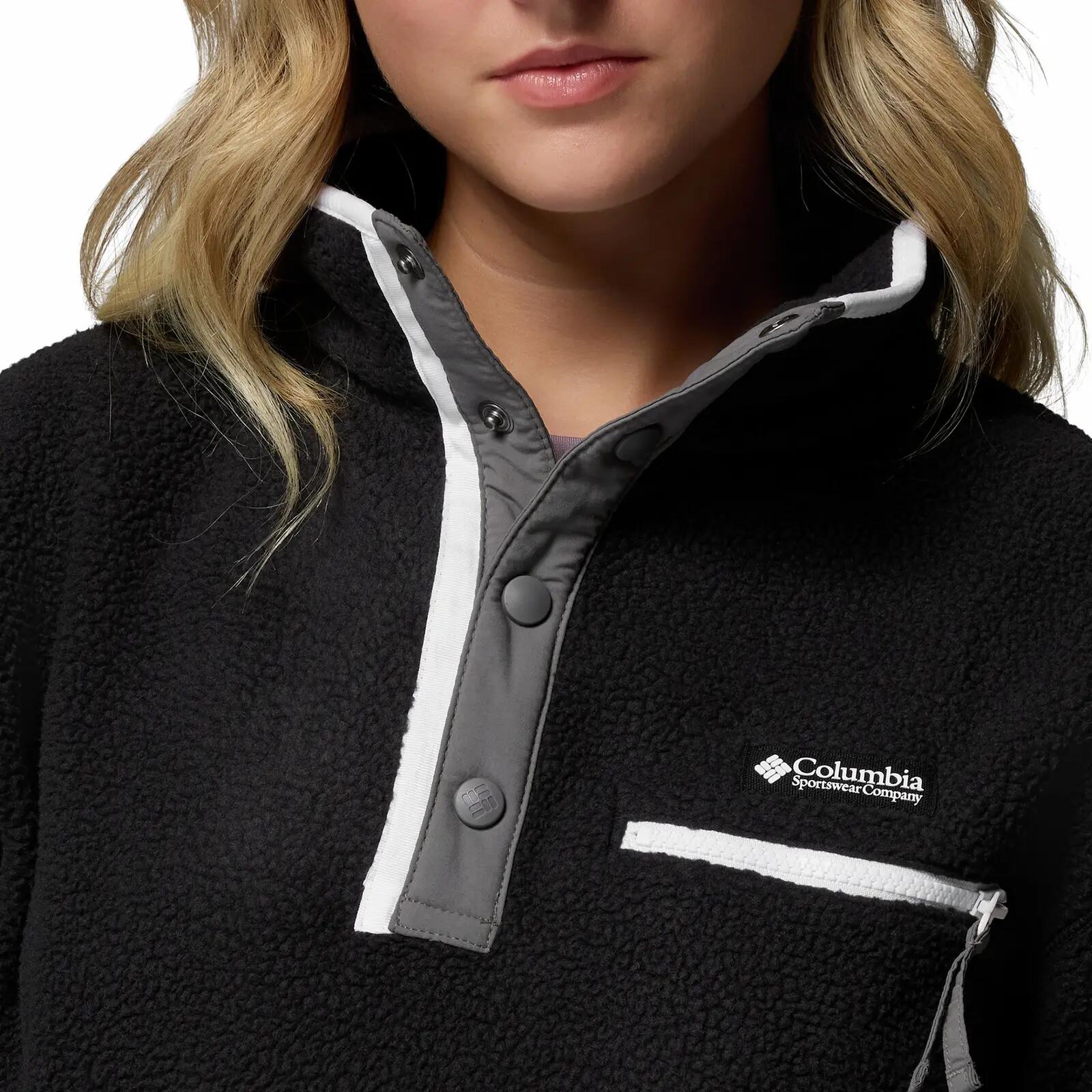 Cropped Fleecepullover wärmend Damen - Helvetia™ II Half Snap 5/6