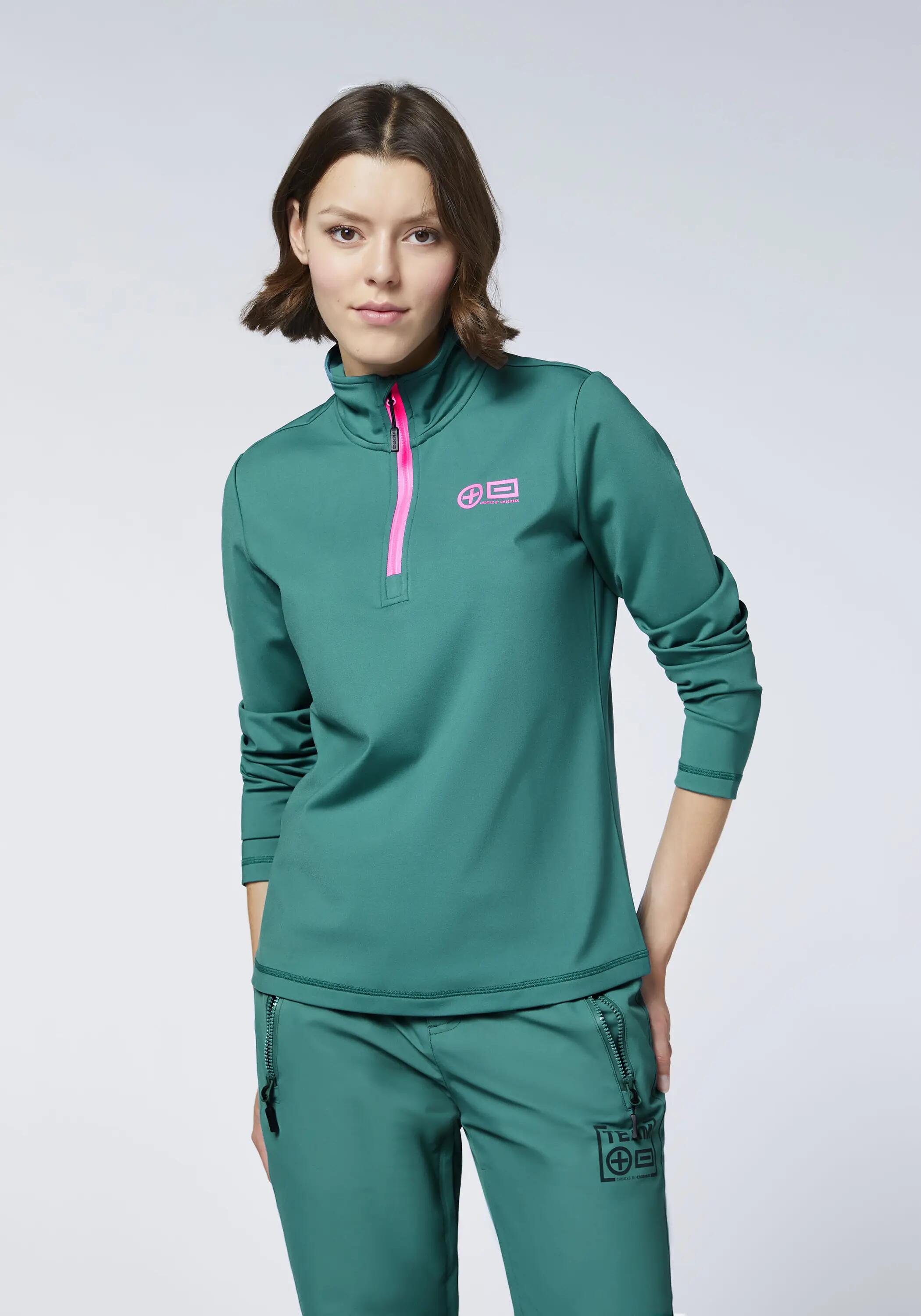 Fleecepullover mit auffälligem PlusMinus-Print 3/6