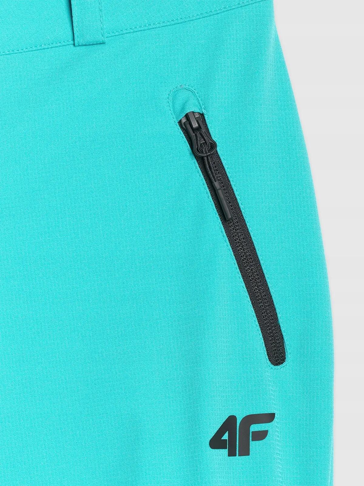 SPODNIE TREKKINGOWE DAMSKIE 4F SOFTSHELL Z MEMBRANĄ TFTRF0988 XS 9/11