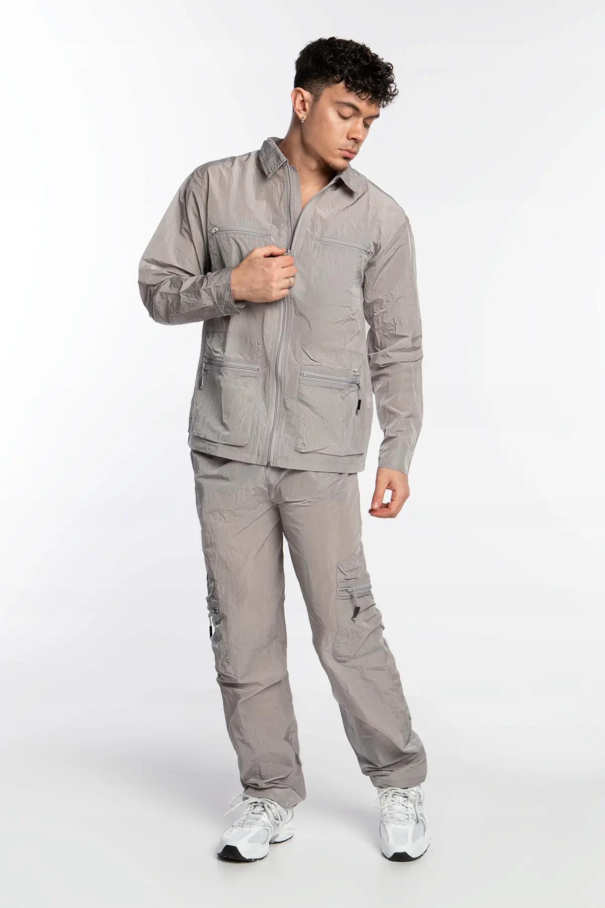 SPODNIE MĘSKIE Rains Kano Pants Regular 19200-11 Flint (L) 1/14