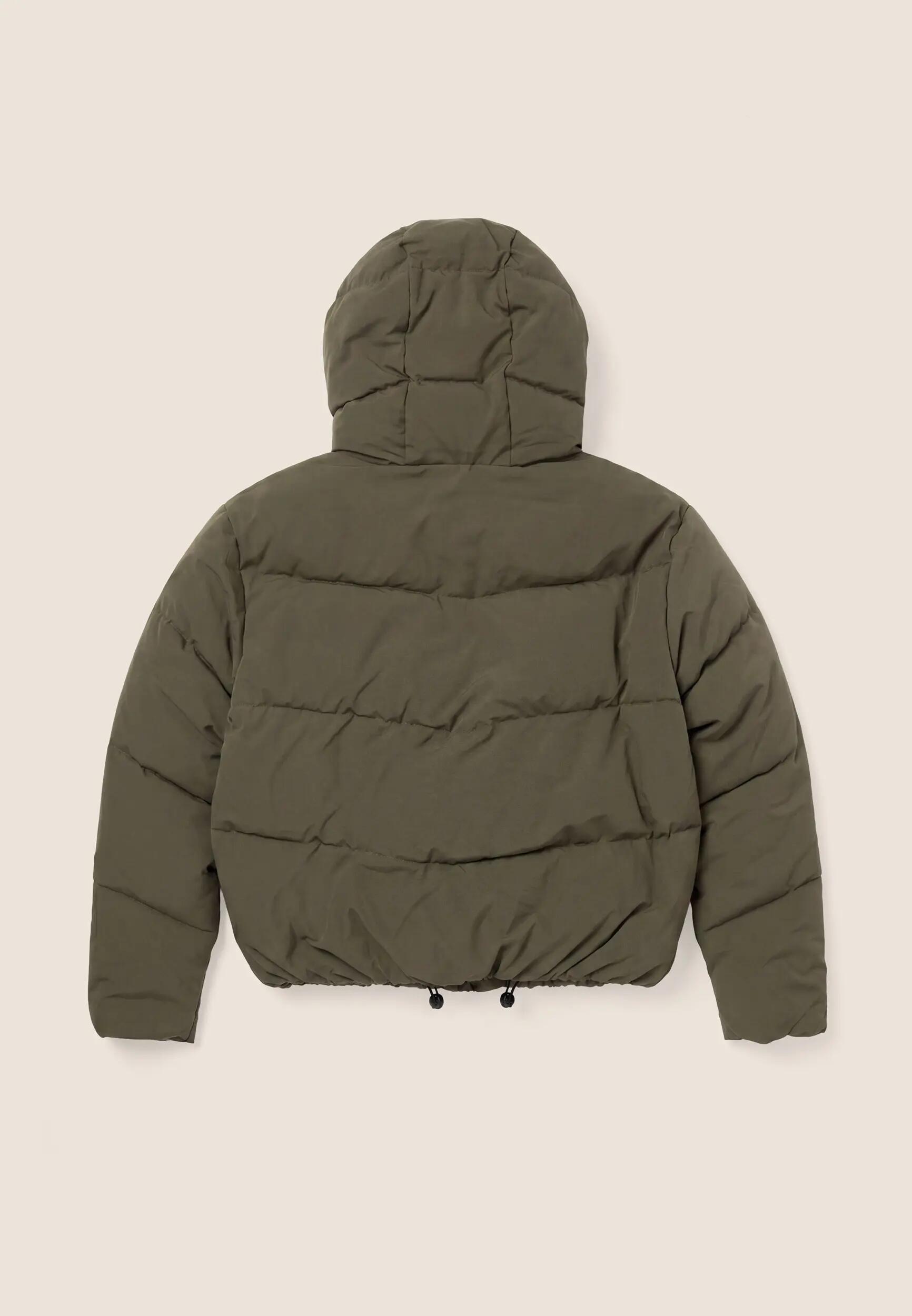 Veste coupe courte rembourrée pour femmes en tissu coupe-vent 5/6