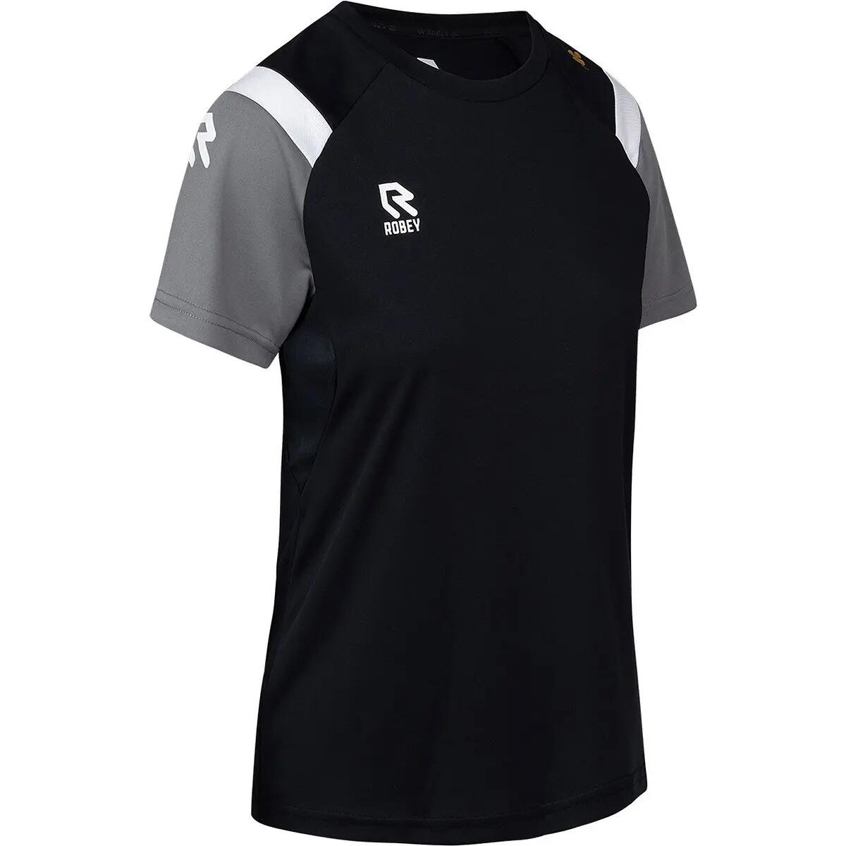 T-shirt - Multisport - Dames - Ademend, Controle-fit - Robey - Zwart 2/5