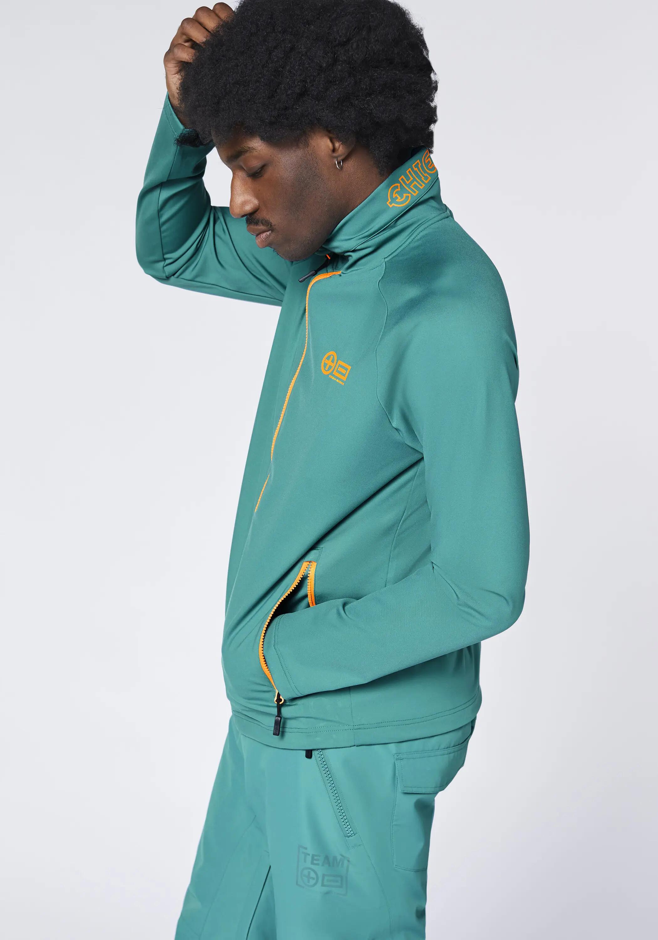 Fleecejacke mit Kontrastdetails 6/7