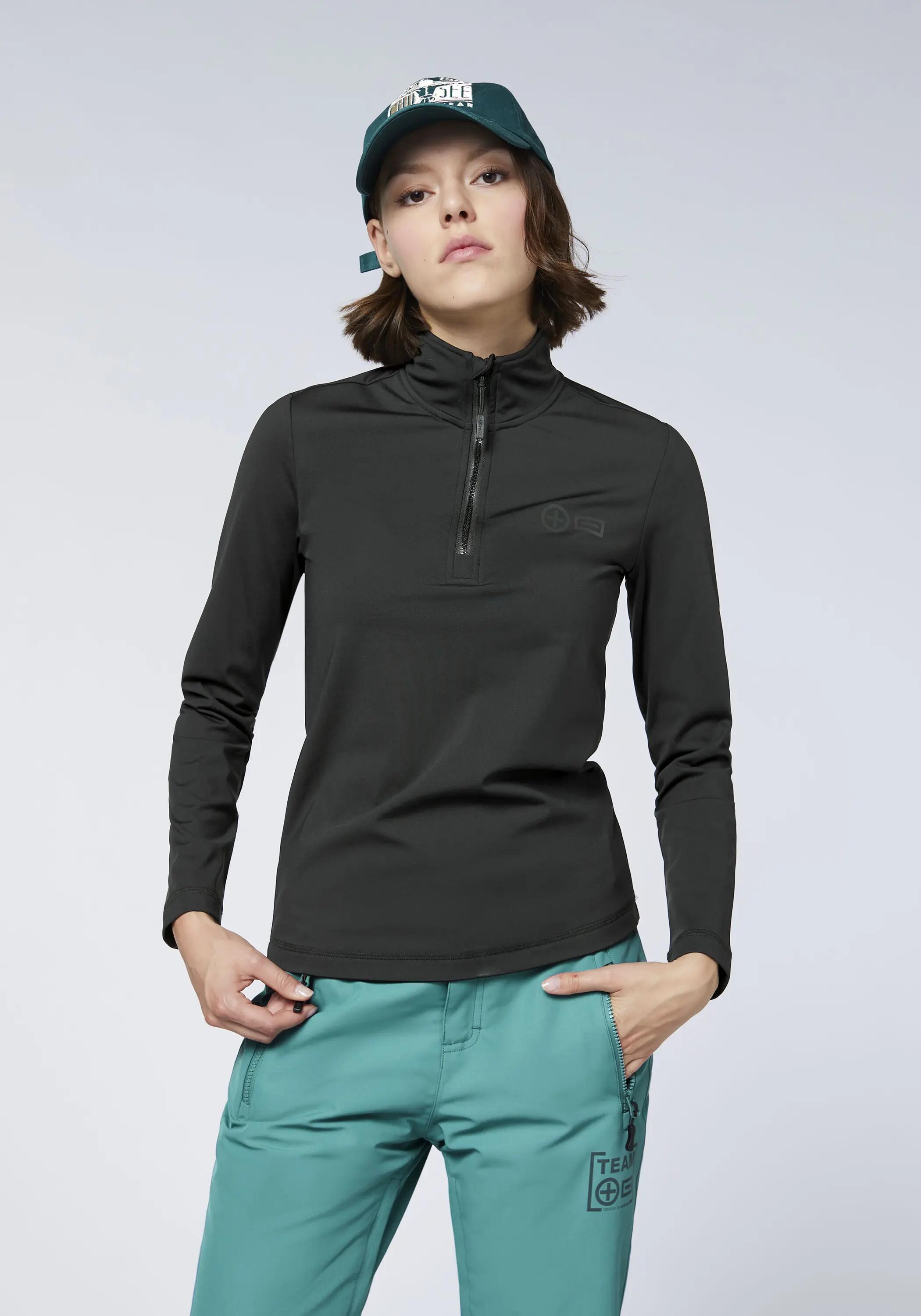 Fleecepullover mit auffälligem PlusMinus-Print 3/7