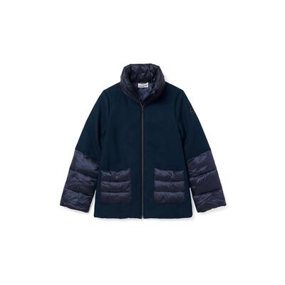 Giacca Imbottita Donna in Flanella e Tessuto Shimmering