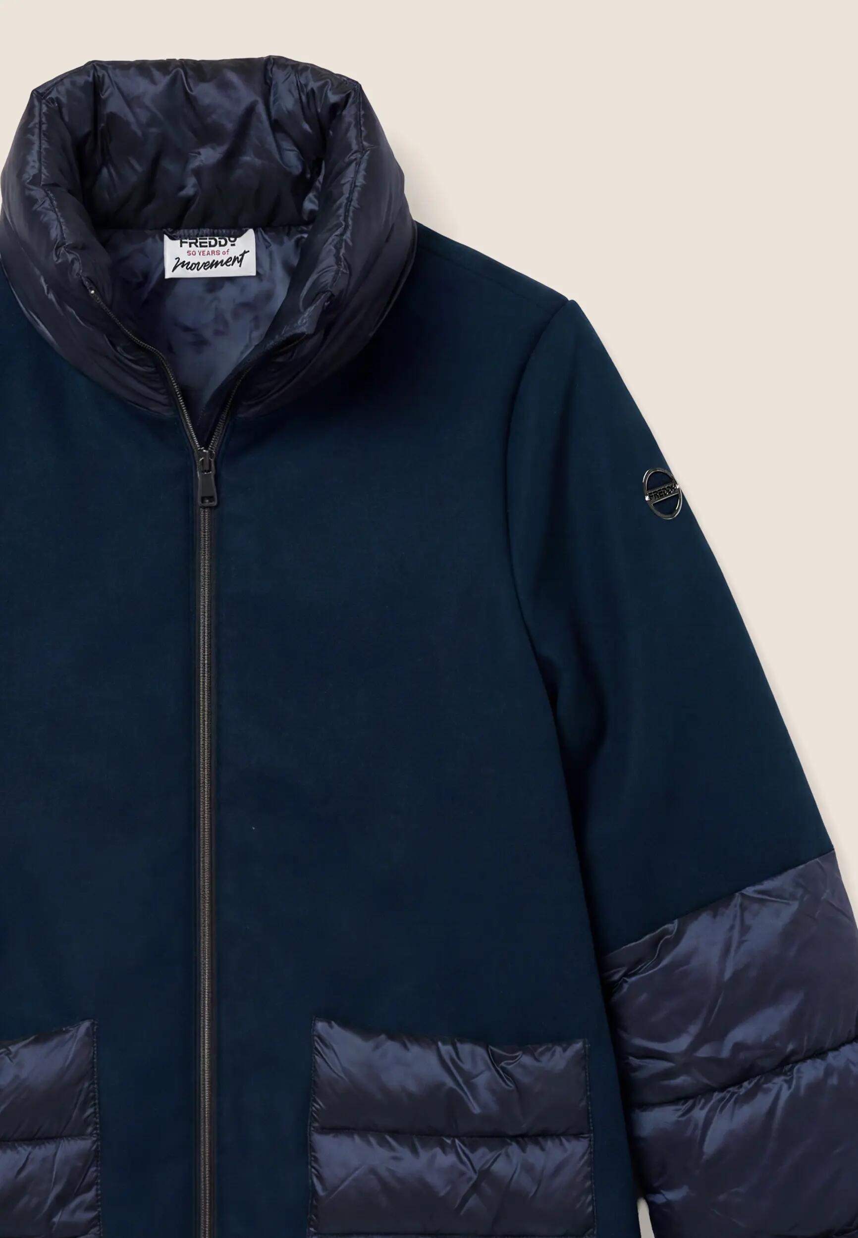 Veste rembourrée pour femmes en flanelle et tissu chatoyant 6/6