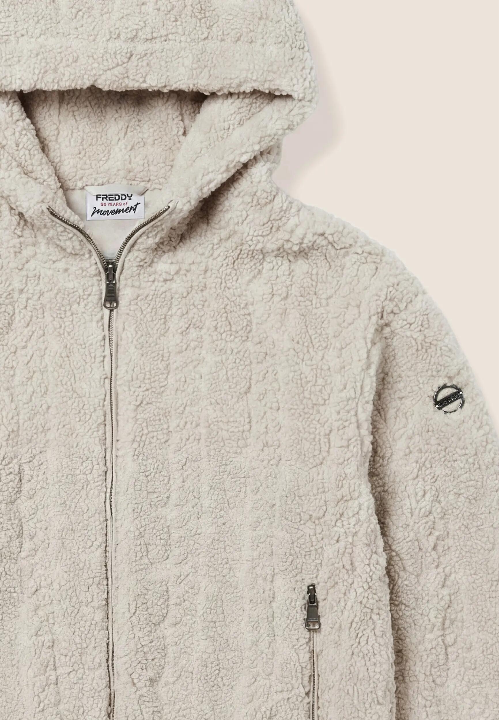 Veste à capuche en tissu Sherpa torsadée 6/6