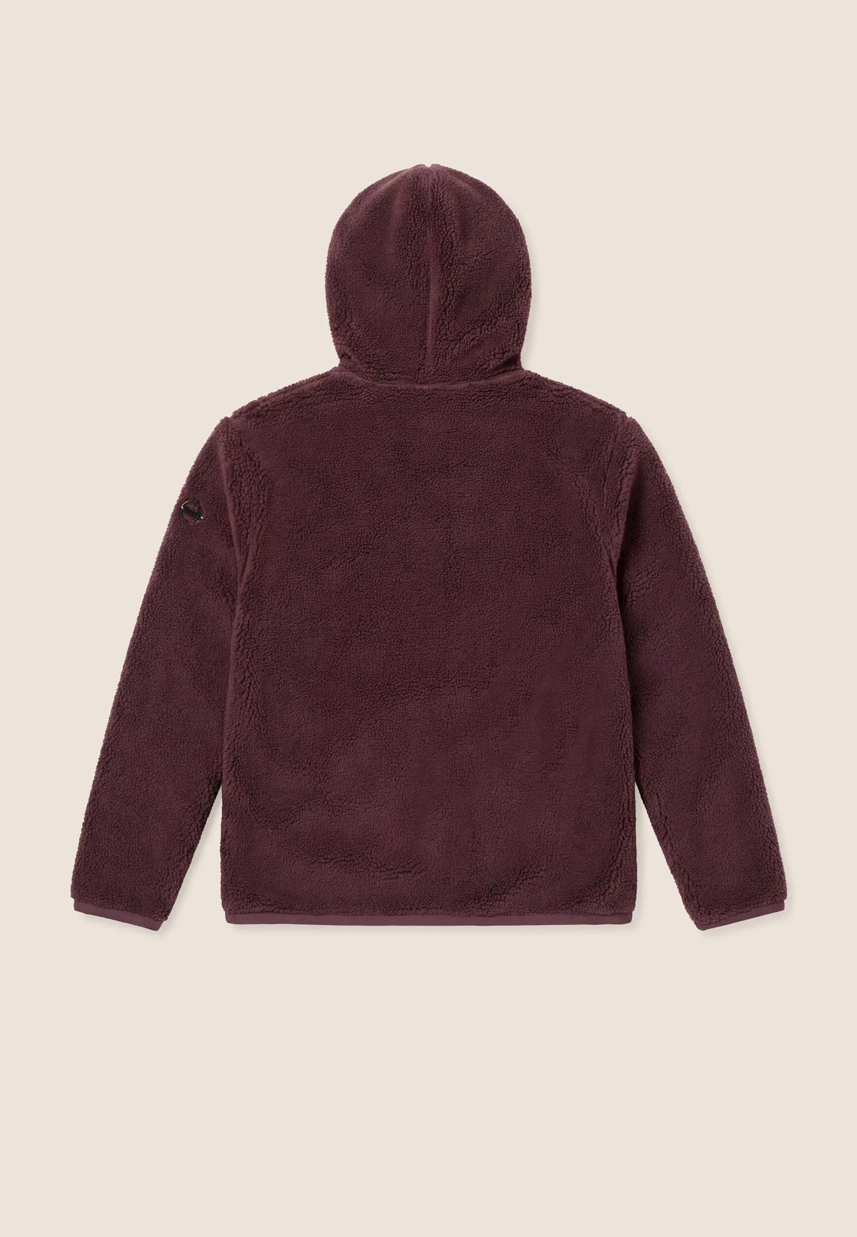 Veste pour femmes en tissu Sherpa et polaire avec fermeture zippée et capuche 6/7