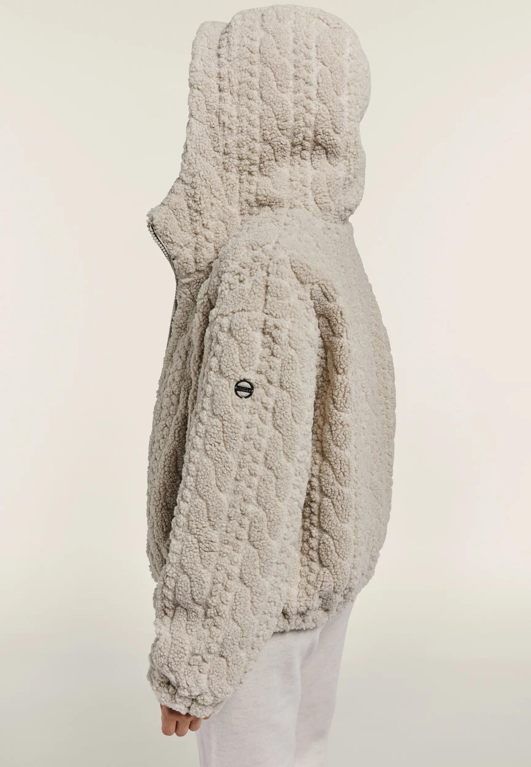 Veste à capuche en tissu Sherpa torsadée 3/6