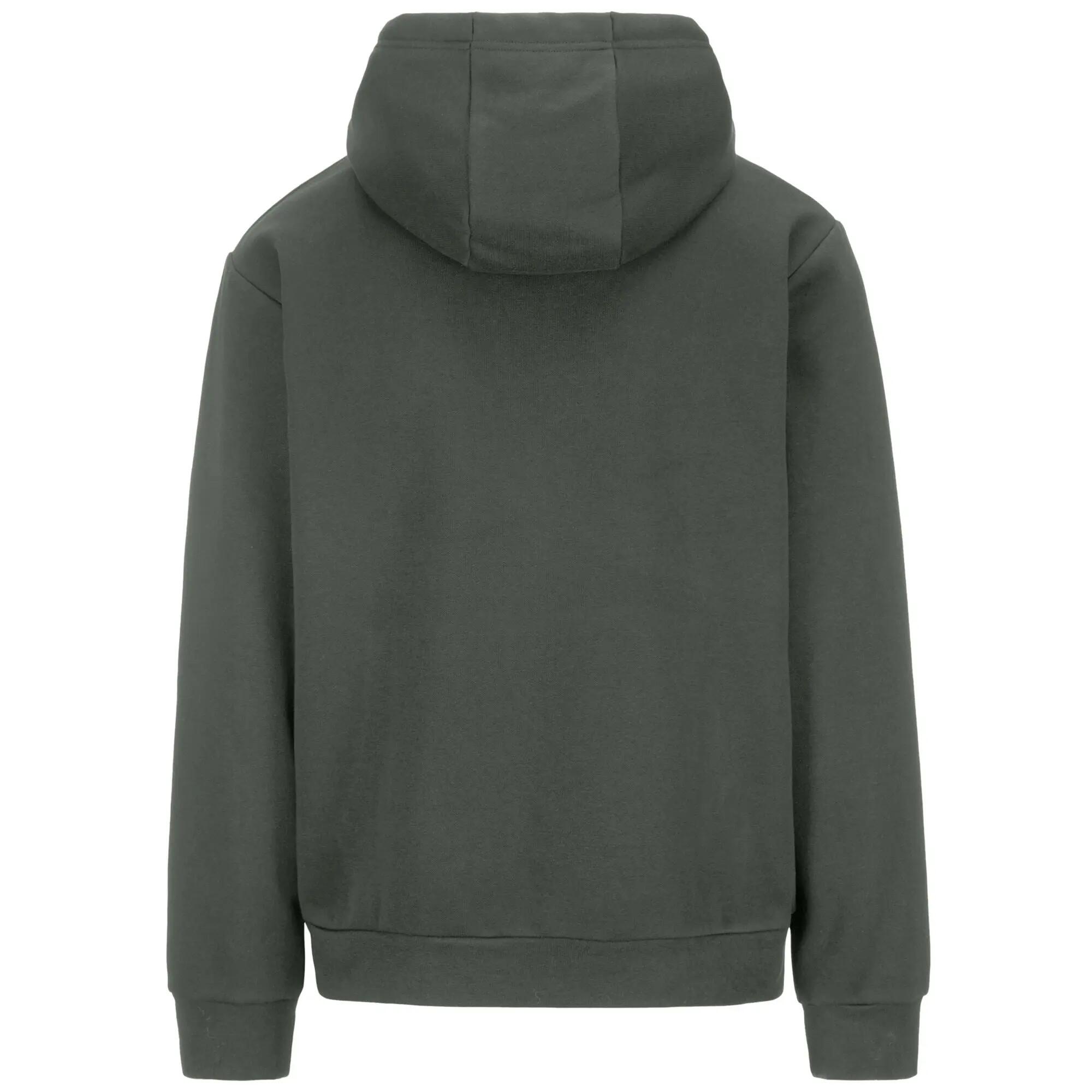 Sweat-shirt à capuche zippé pour homme vert pour sportif 3/3