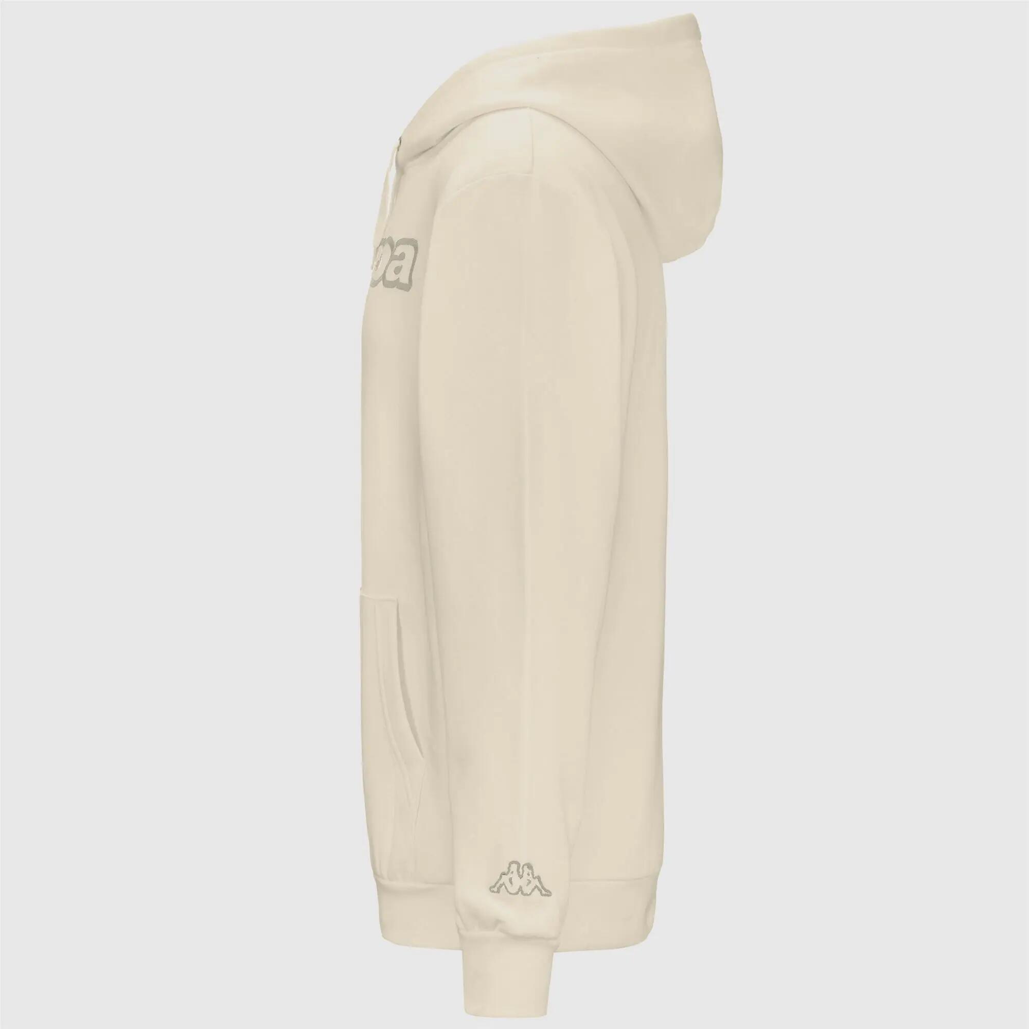 Sweat-shirt à capuche pour homme beige pour sportif 2/3