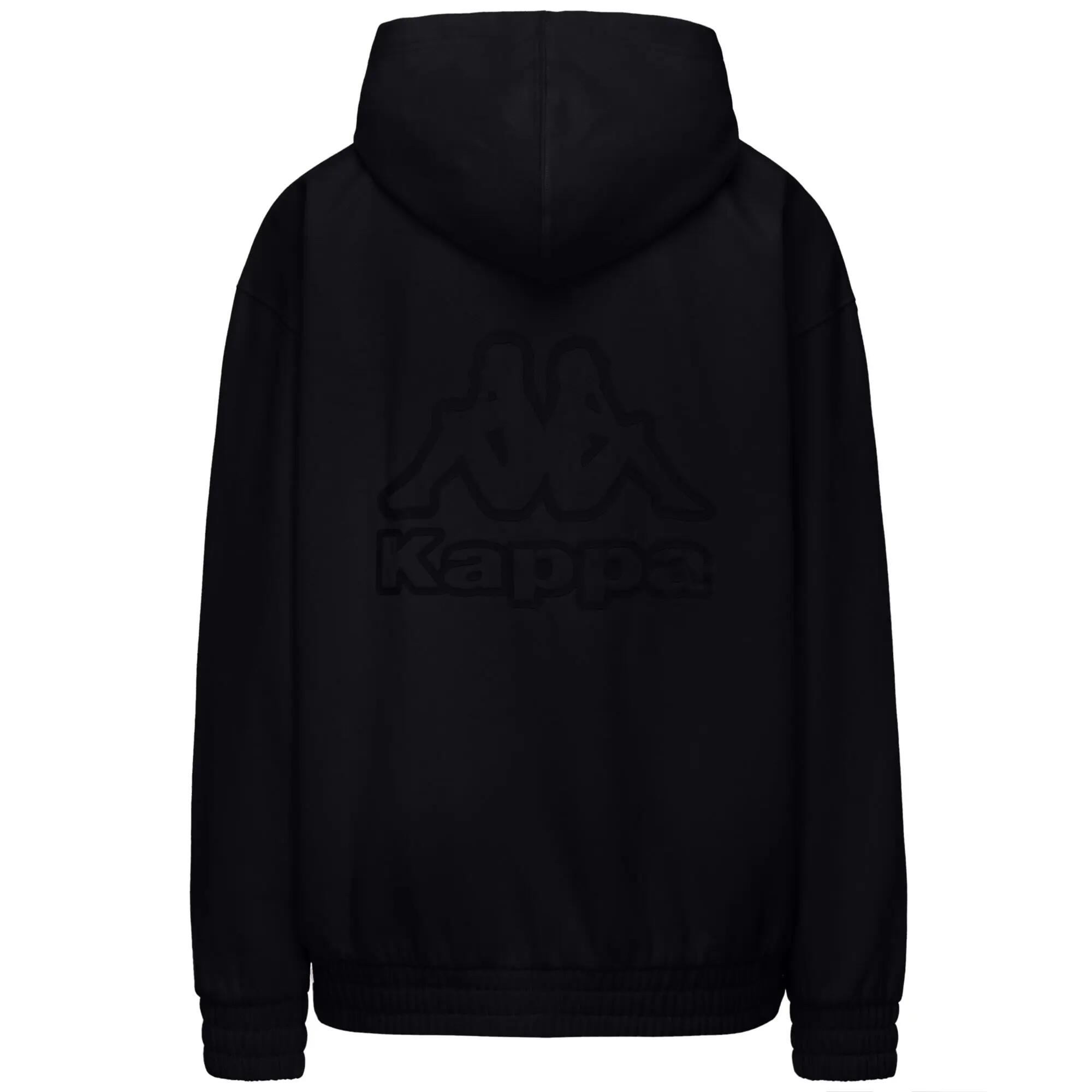 Sweat-shirt à capuche zippé pour homme noir pour sportif 3/3