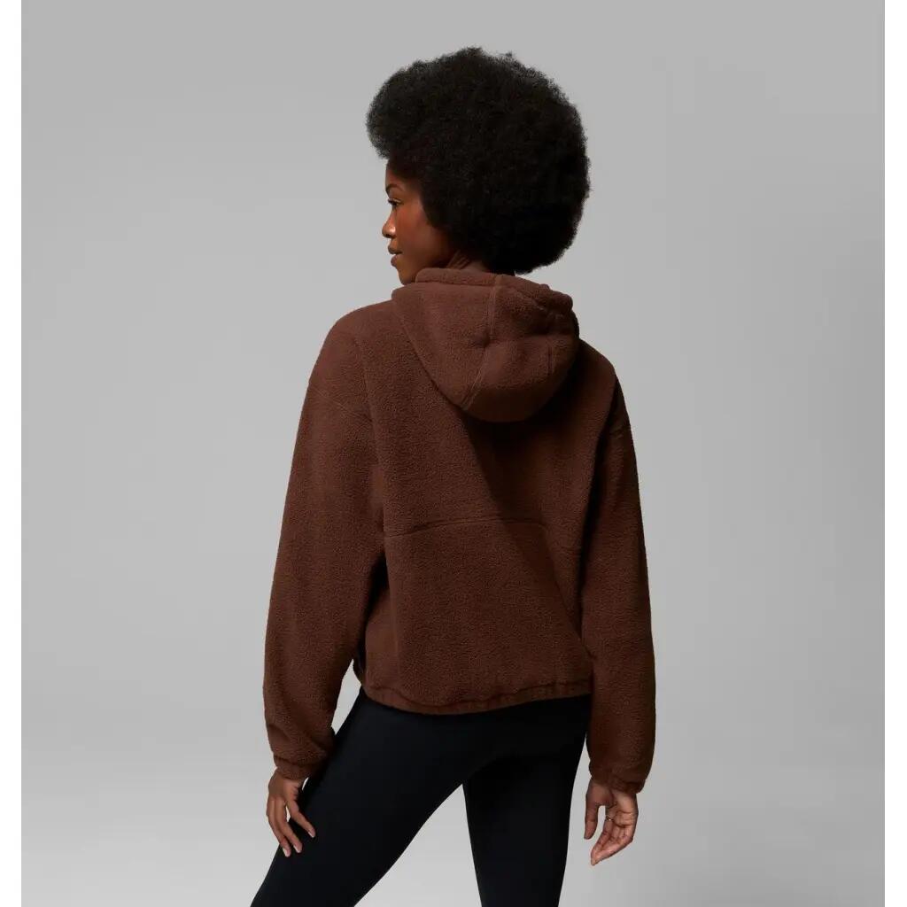 Sweat-shirt Columbia Modèle Timber Meadow  Mtr Fleece Hoodie Couleur Marron 2/5