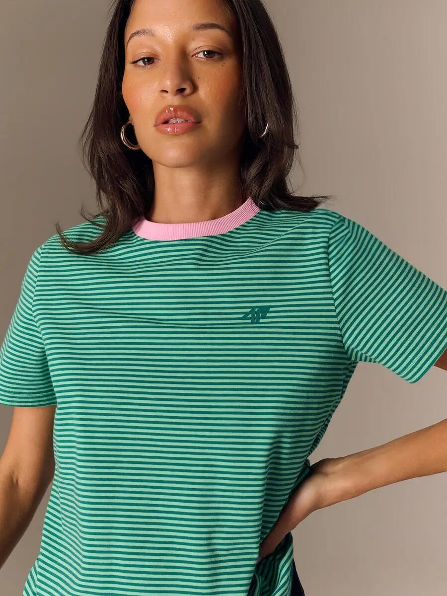 T-shirt regular damski 4F 4FRSS26TTSHF3702 5/7
