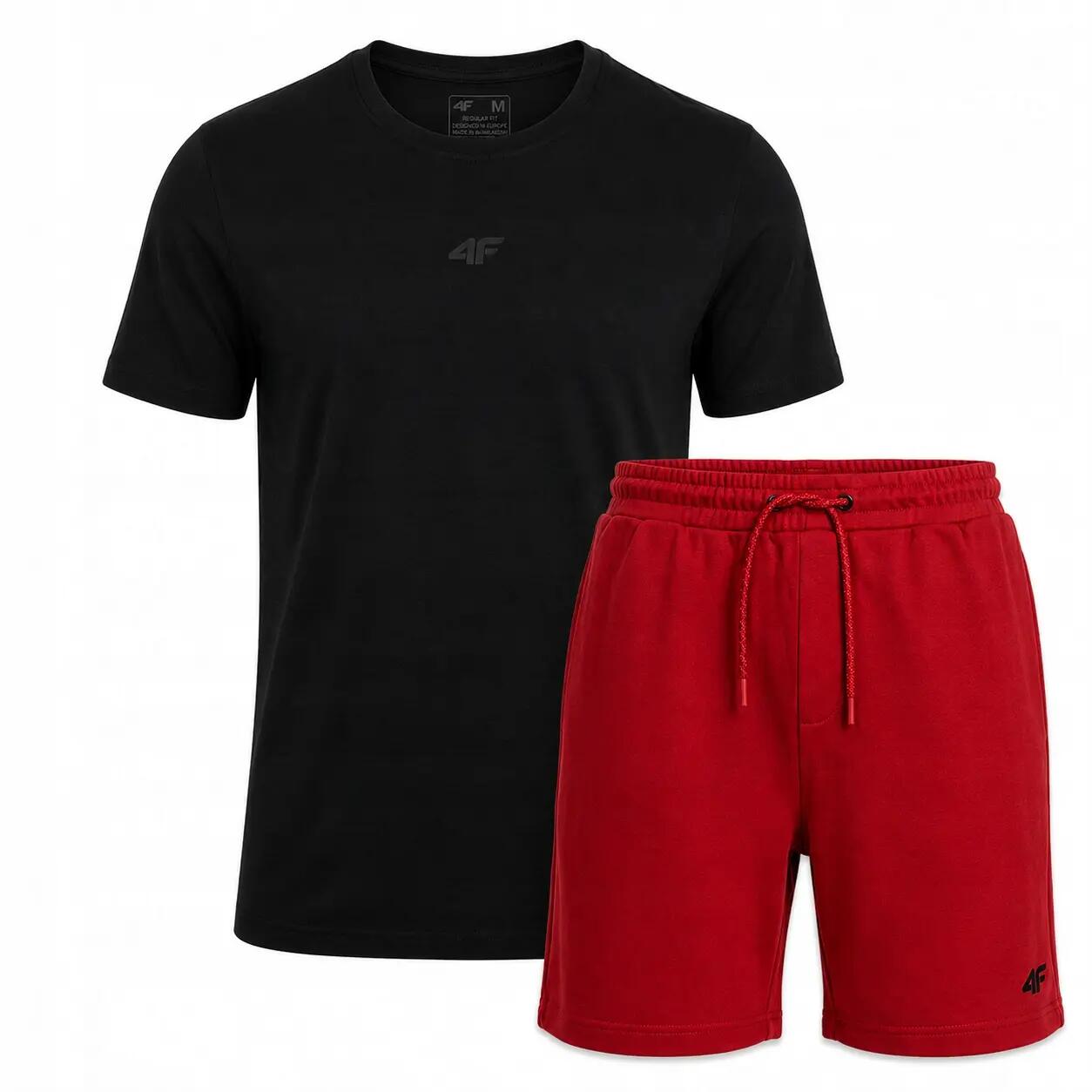 KOMPLET 4F T-SHIRT MĘSKI + SPODENKI ZESTAW SPORTOWY NA CO DZIEŃ XL SS26 2/7