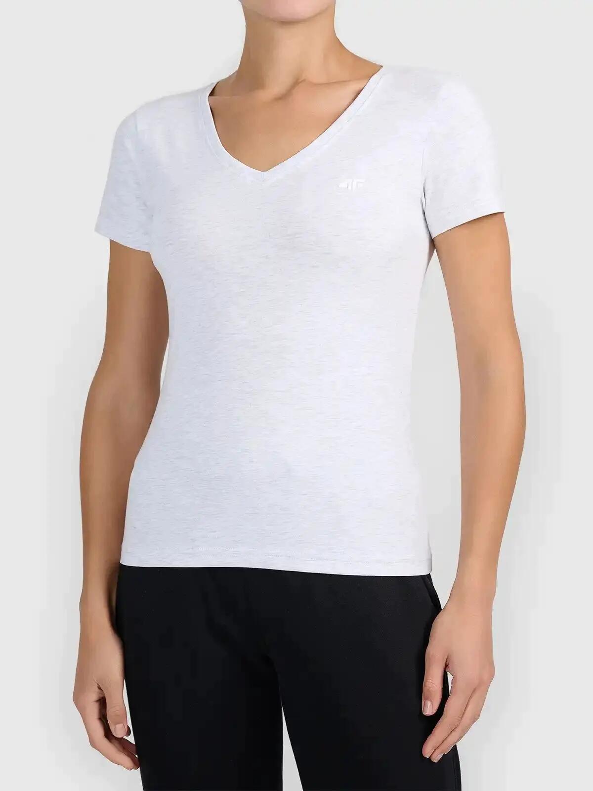 KOMPLET DAMSKI 4F T-SHIRT + LEGGINSY ZESTAW SPORTOWY NA CO DZIEŃ L SS26 4/9