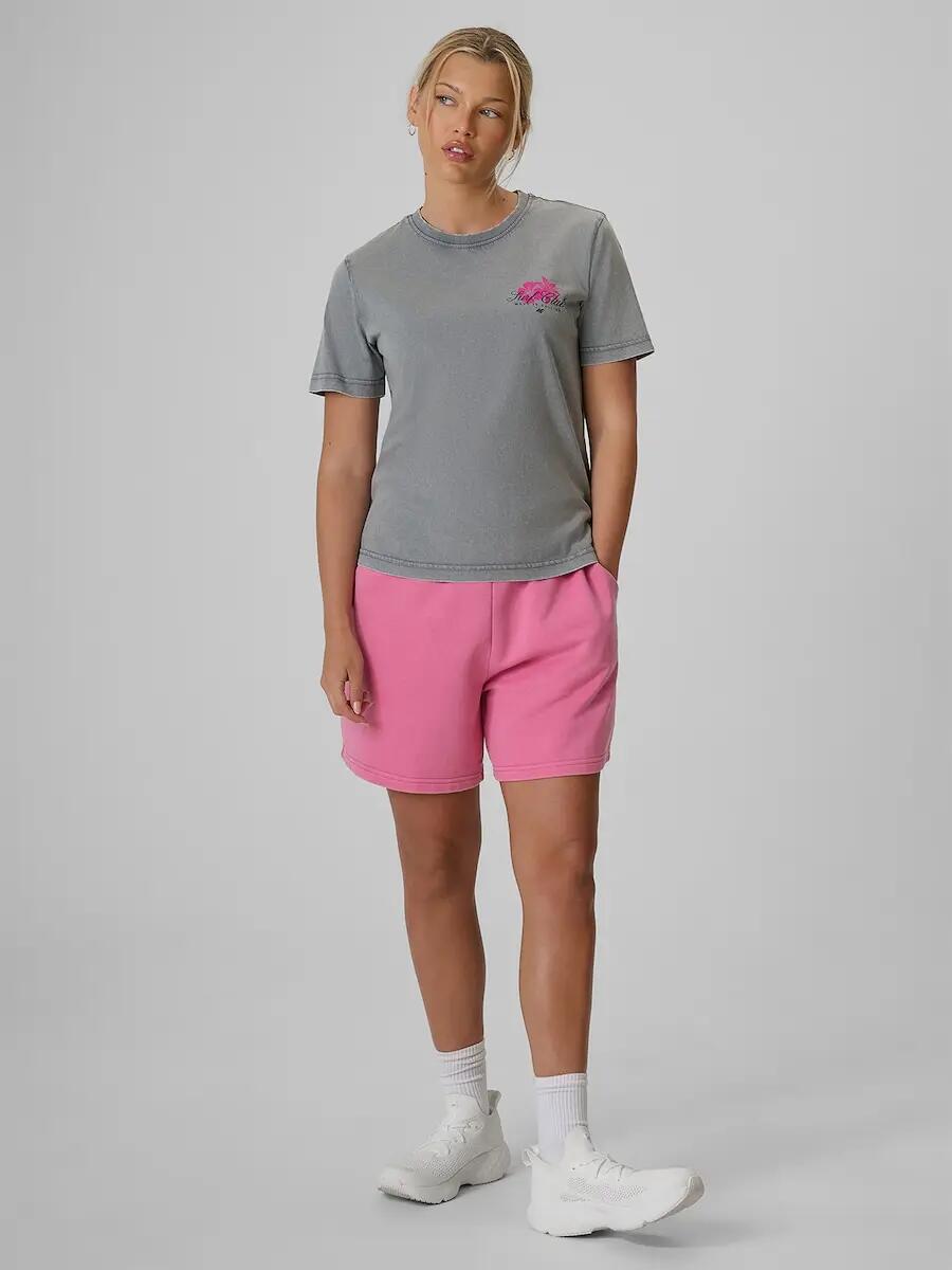 T-shirt relaxed z nadrukiem damski 4F 4FRSS26TTSHF4515 4/7